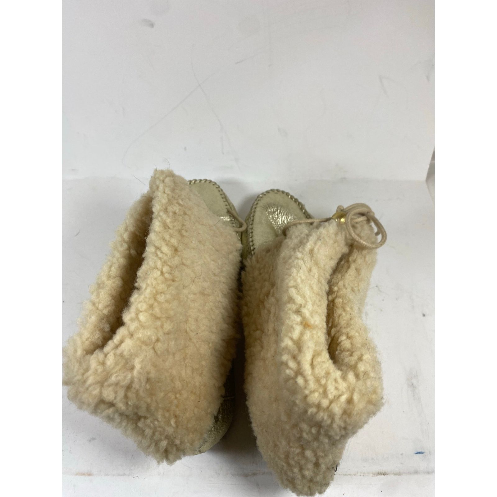 Coach Coach Gold Metallic Fur Boots 9W Size US 9 / IT 39 - 8 Thumbnail