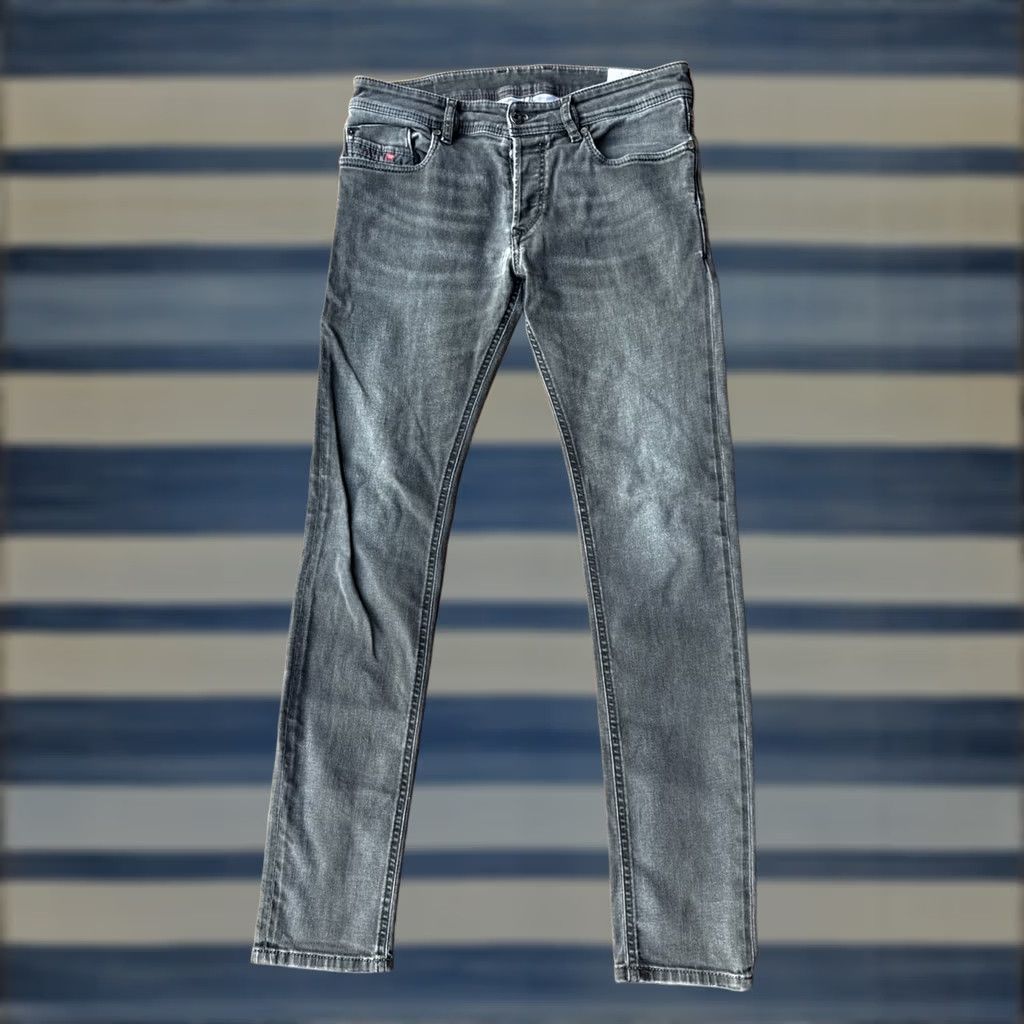 Diesel VINTAGE Diesel Sleenker Slim Jeans 29x30 Button Fly Charcoal Wash Gray 90s Grunge Dante? Size 29" - 1 Thumbnail