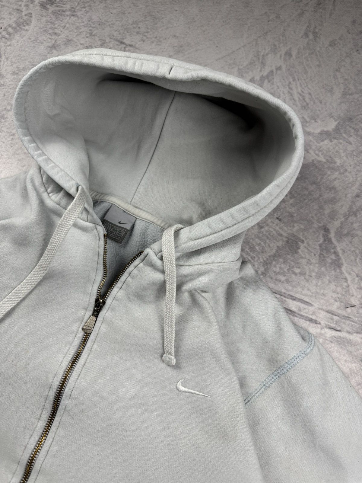 Nike × Vintage NIKE VINTAGE CENTER LOGO OVERSIZE BOXY HOODIE Size US L / EU 52-54 / 3 - 5 Thumbnail