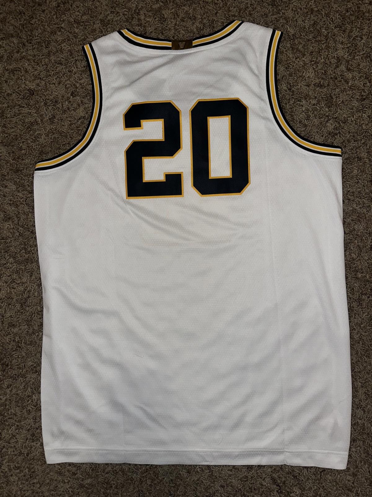 Nike Nike Villanova Wildcats #20 BB Jersey Mens Throwback Sample Size US L / EU 52-54 / 3 - 7 Thumbnail