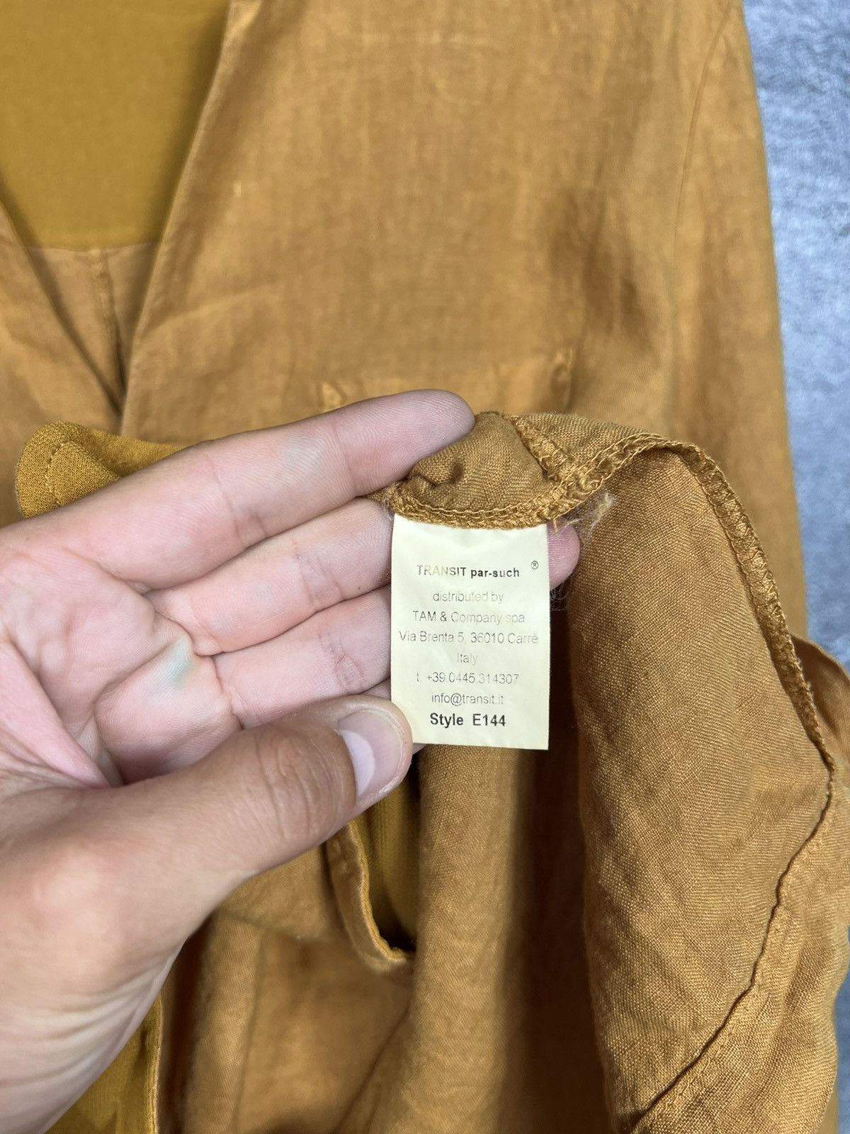 Transit Transit Par-Such Linen Blazer Jacket Size XL / US 12-14 / IT 48-50 - 9 Thumbnail