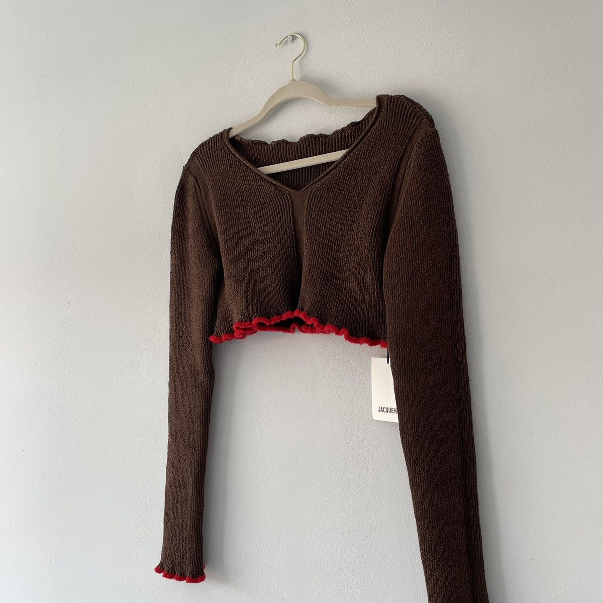 Jacquemus LA MAILLE SANTON CROP JACQUEMUS Size XS / US 0-2 / IT 36-38 - 10 Thumbnail