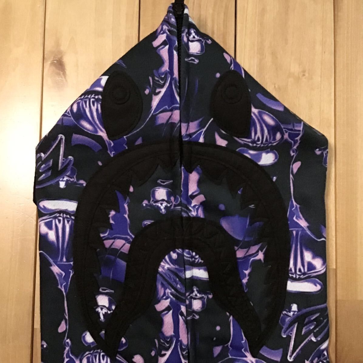 Bape BAPE APE HEAD GRAFFITI SHARK FULL ZIP HOODIE Purple APE Size US S / EU 44-46 / 1 - 3 Thumbnail