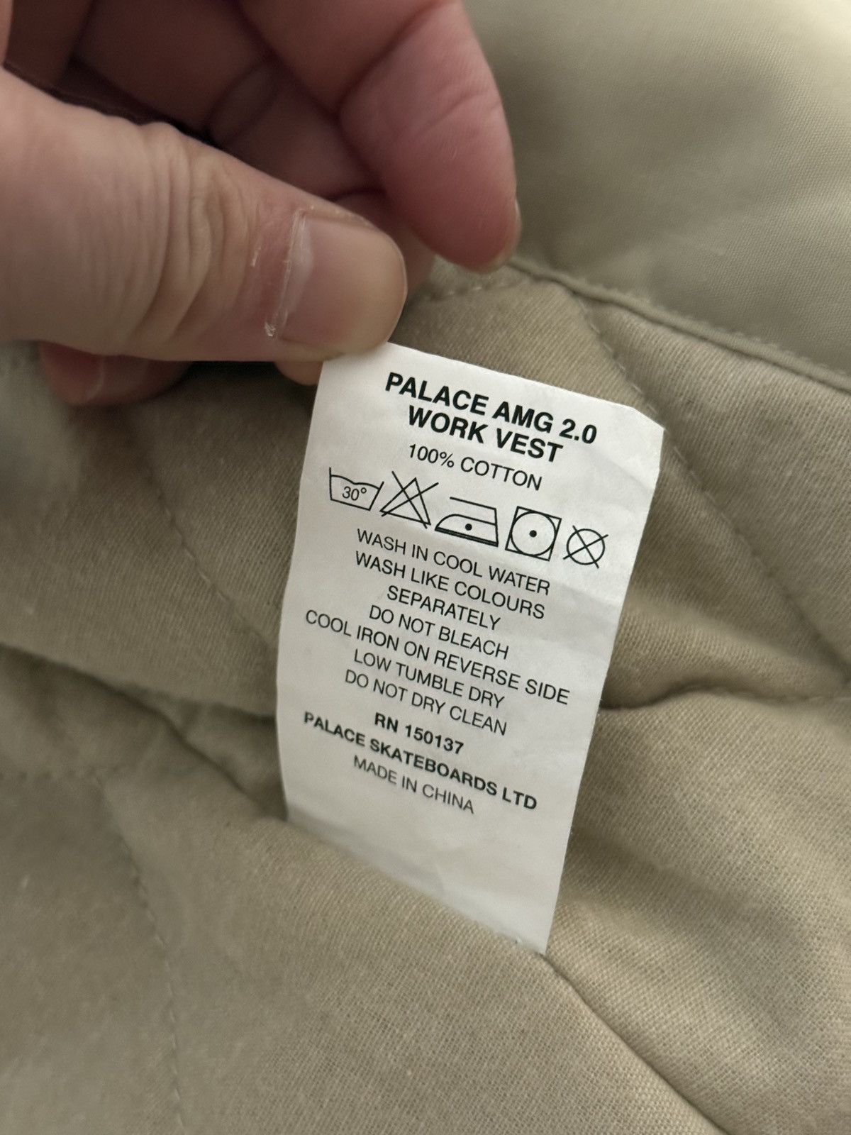 Palace Palace amg 2.0 work vest Jacket Size US L / EU 52-54 / 3 - 6 Thumbnail