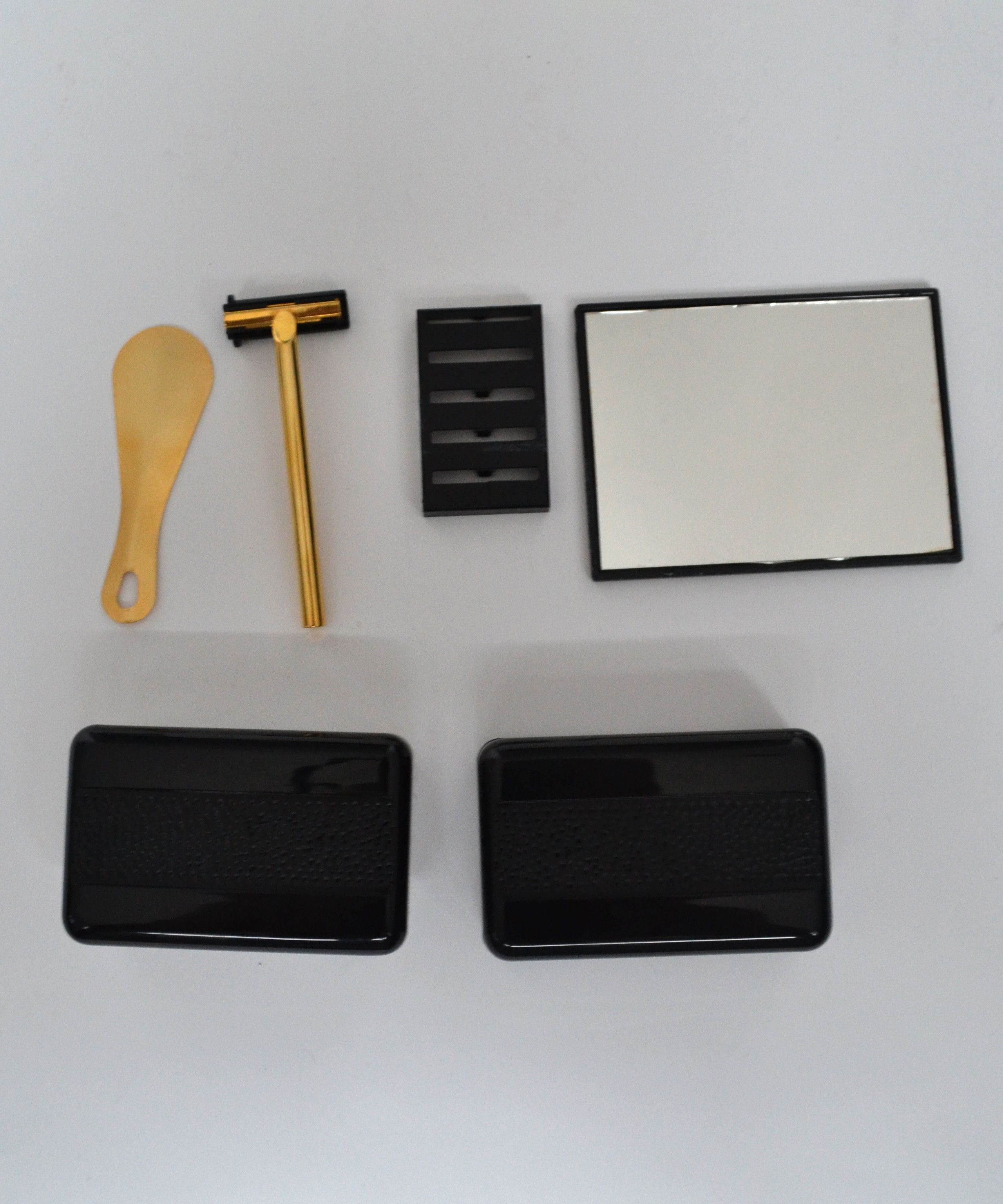 Fendi FENDI Travel Bag Men's Toiletries Set Handbag Black Brown Size ONE SIZE - 4 Thumbnail