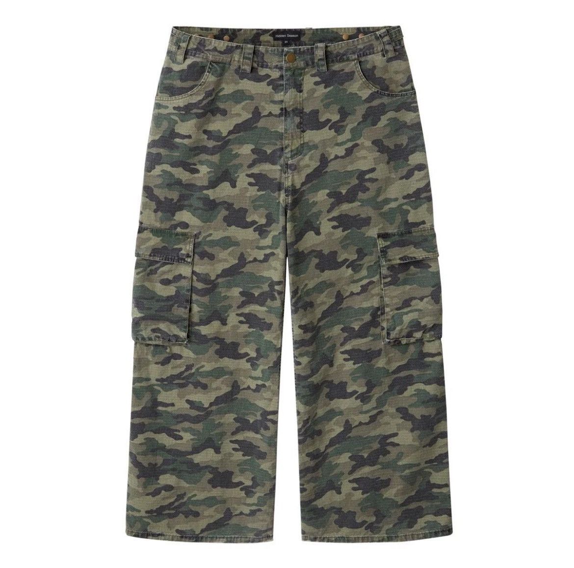 HMDD Hidden Season Baggy Camo Cargos Size US 36 / EU 52 - 1 Thumbnail