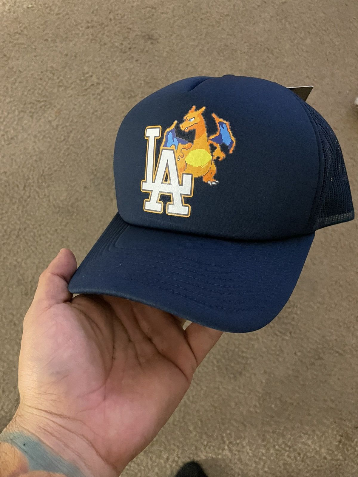 Other Charizard Los Angeles dodgers trucker hat SnapBack Size ONE SIZE - 1 Thumbnail