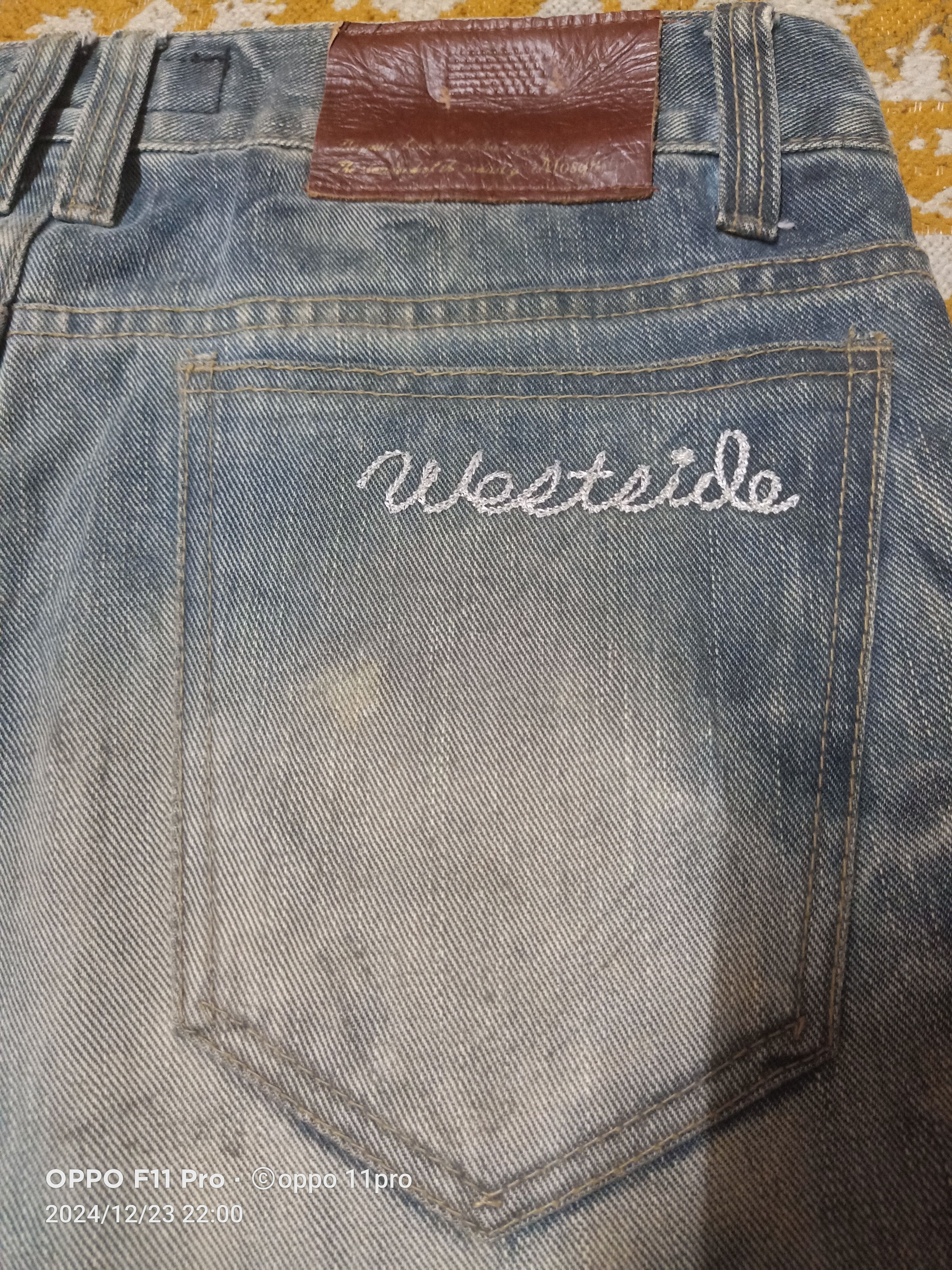 If Six Was Nine × Japanese Brand × Le Grande Bleu (L.G.B.) Mosquito Jeans Loose Denim Copper flare Size US 34 / EU 50 - 12 Thumbnail