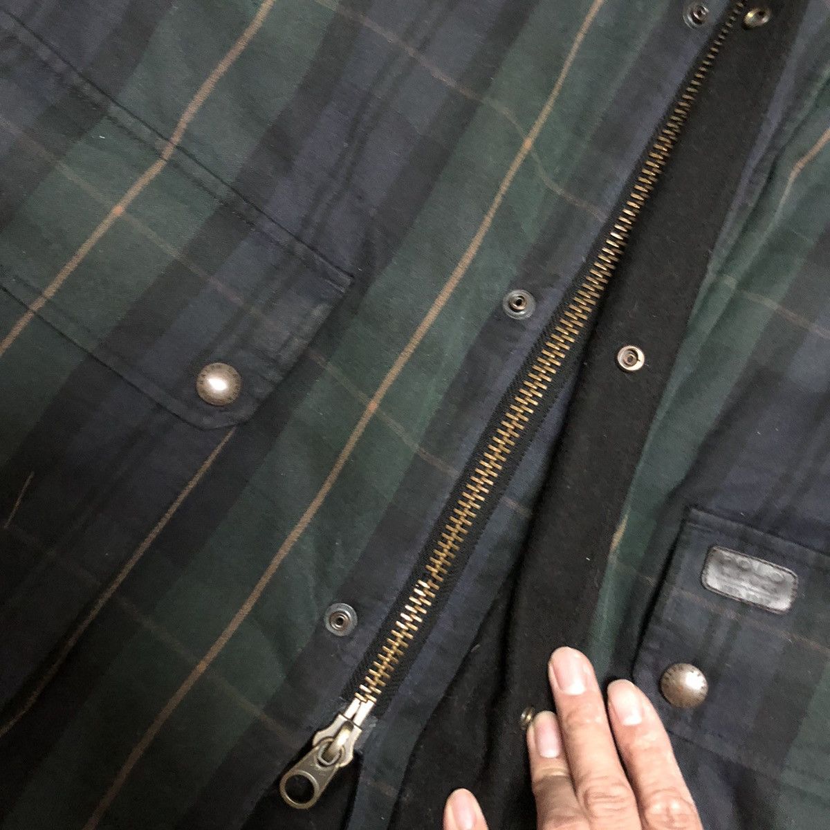 Polo Ralph Lauren × RRL Ralph Lauren × Vintage Tartan Ralph chore coat wax RL polo jacket Barbour like Size US L / EU 52-54 / 3 - 6 Thumbnail