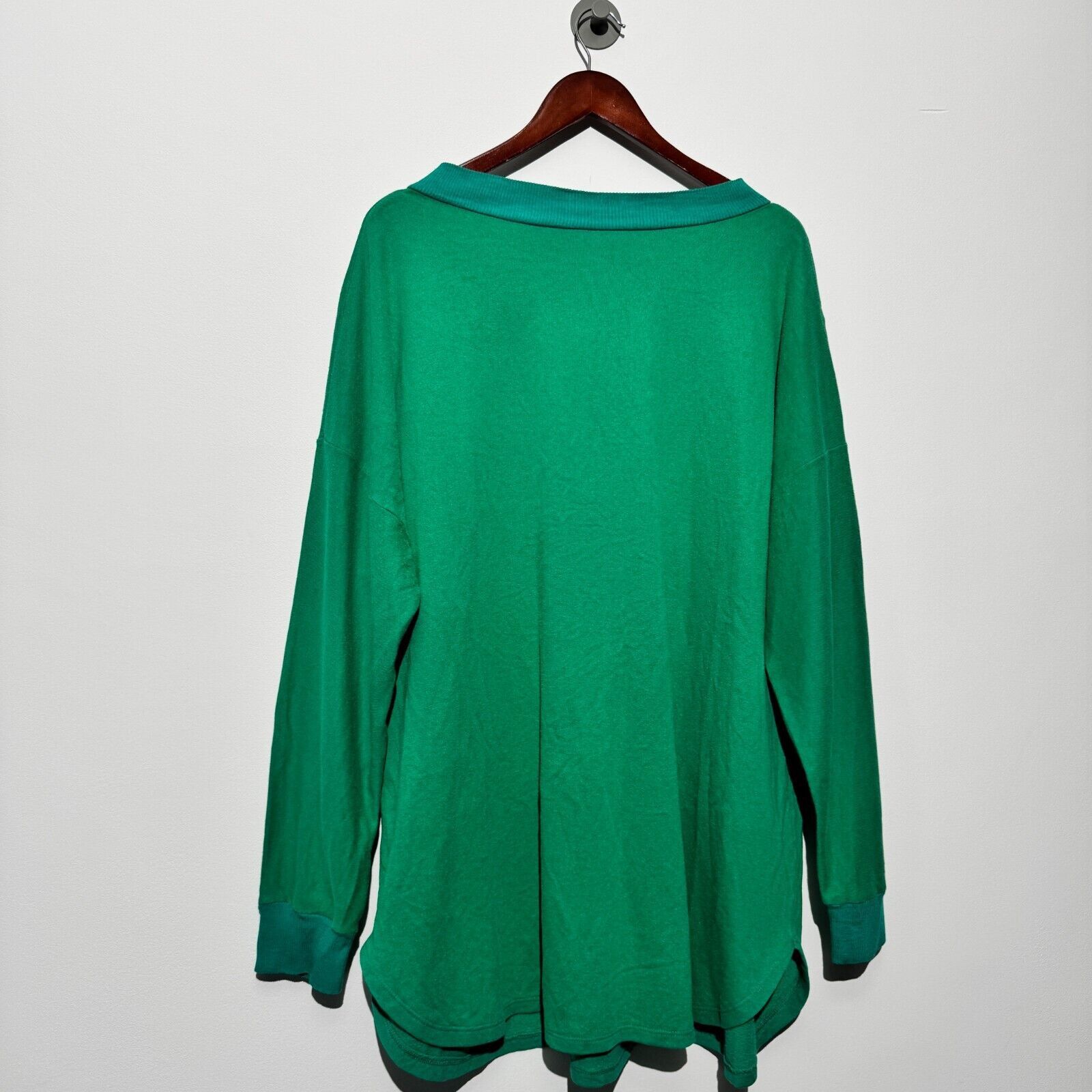 Vintage Vintage Unisex Green Cotton Crewneck Size XXL Washed 90s Size US M / EU 48-50 / 2 - 8 Thumbnail