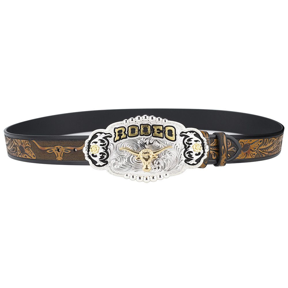 Designer Punk Vintage Belt Riveted Belts Menswear Accessories Size ONE SIZE - 3 Thumbnail