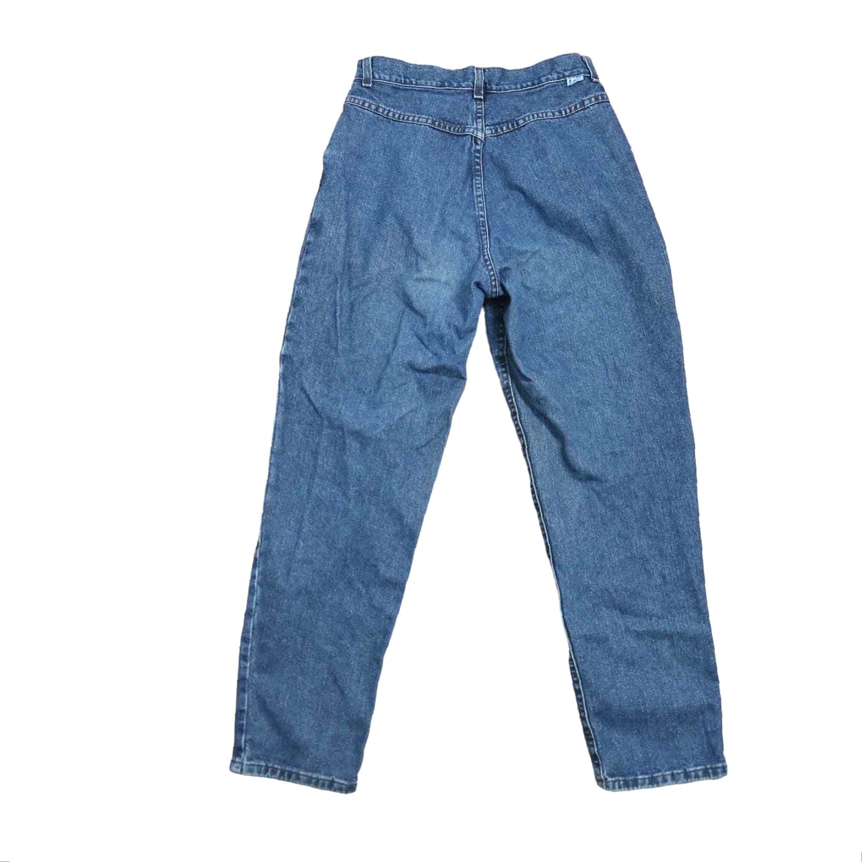 Lee VINTAGE Lee Jeans 90s Medium Wash Blue Denim High Rise Straight Leg Mom Jeans 29" 10 Mens? No, keep to rules. Size 32" / US 10 / IT 46 - 3 Thumbnail