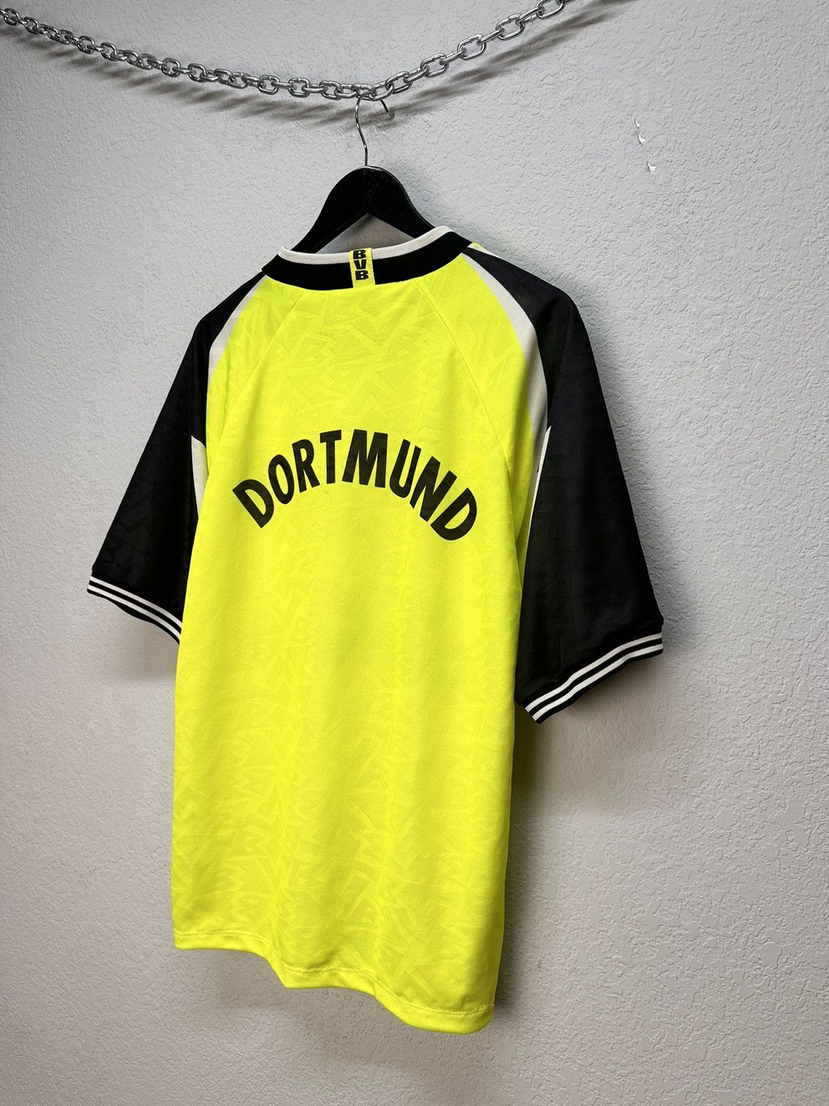 Nike Vintage Nike Borussia Dortmund BVB 1995-96 Home Jersey Size US XL / EU 56 / 4 - 10 Thumbnail