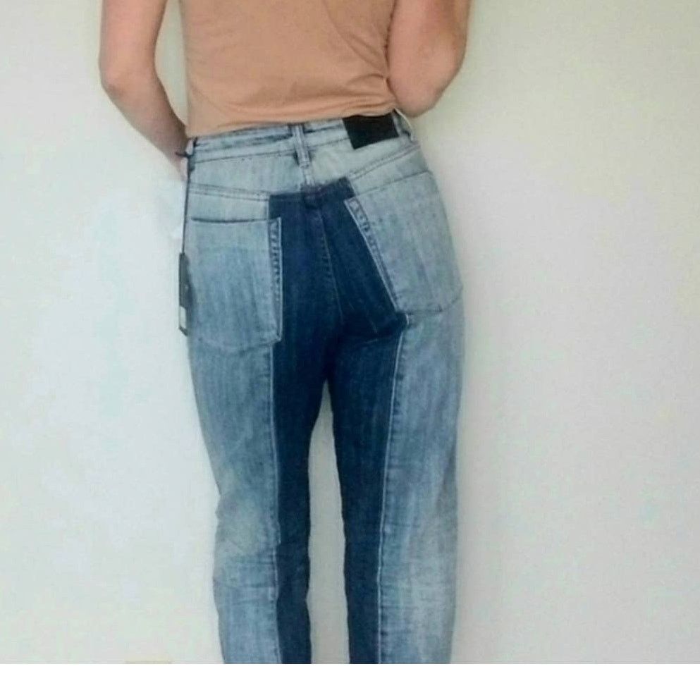 One Teaspoon One Teaspoon Jeans Legends Two Tone Raw Hem Tapered 28 Size 28" / US 6 / IT 42 - 2 Thumbnail