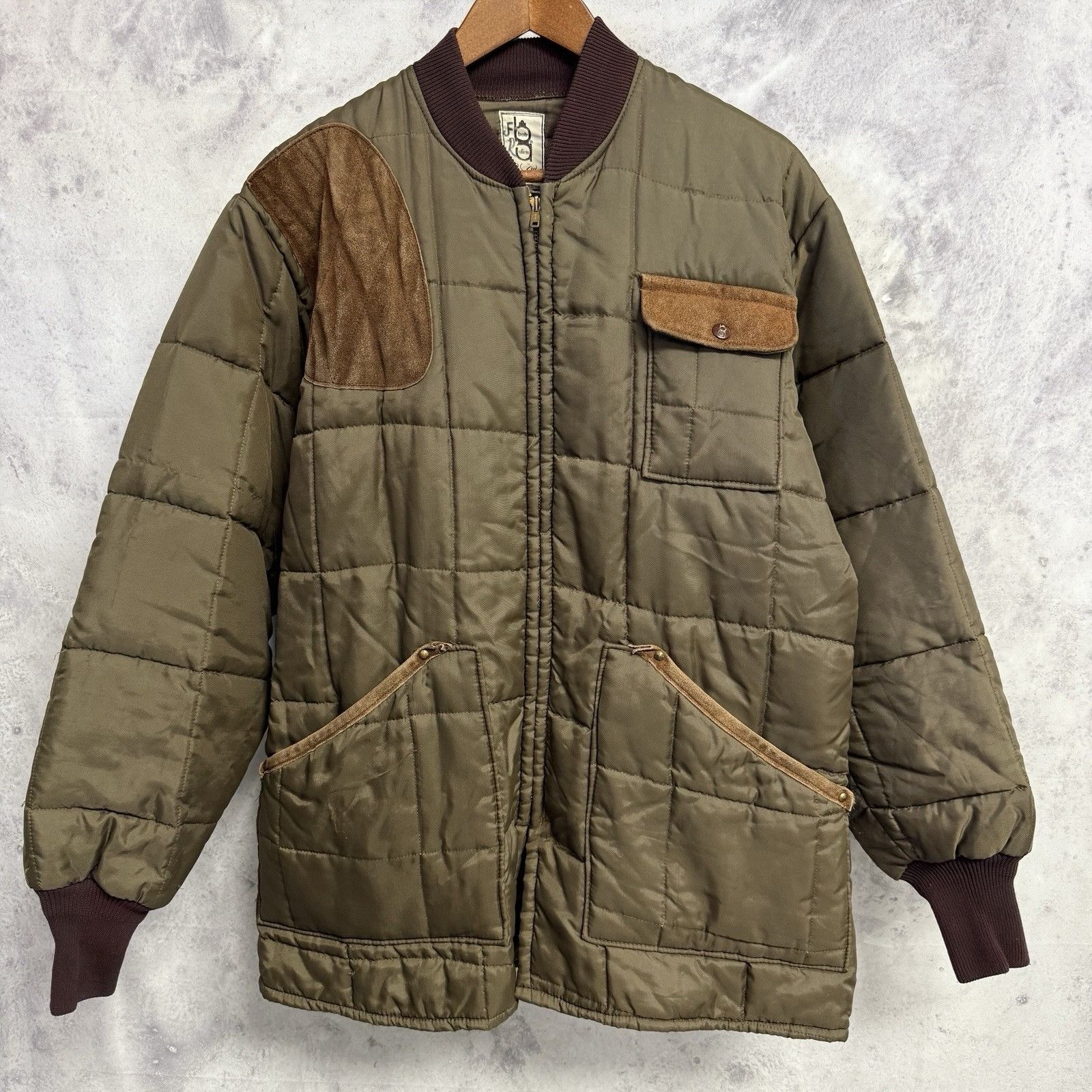 Vintage Vintage Bob Allen Shooting Jacket Mens L Brown Quilted Insul Size US L / EU 52-54 / 3 - 1 Thumbnail
