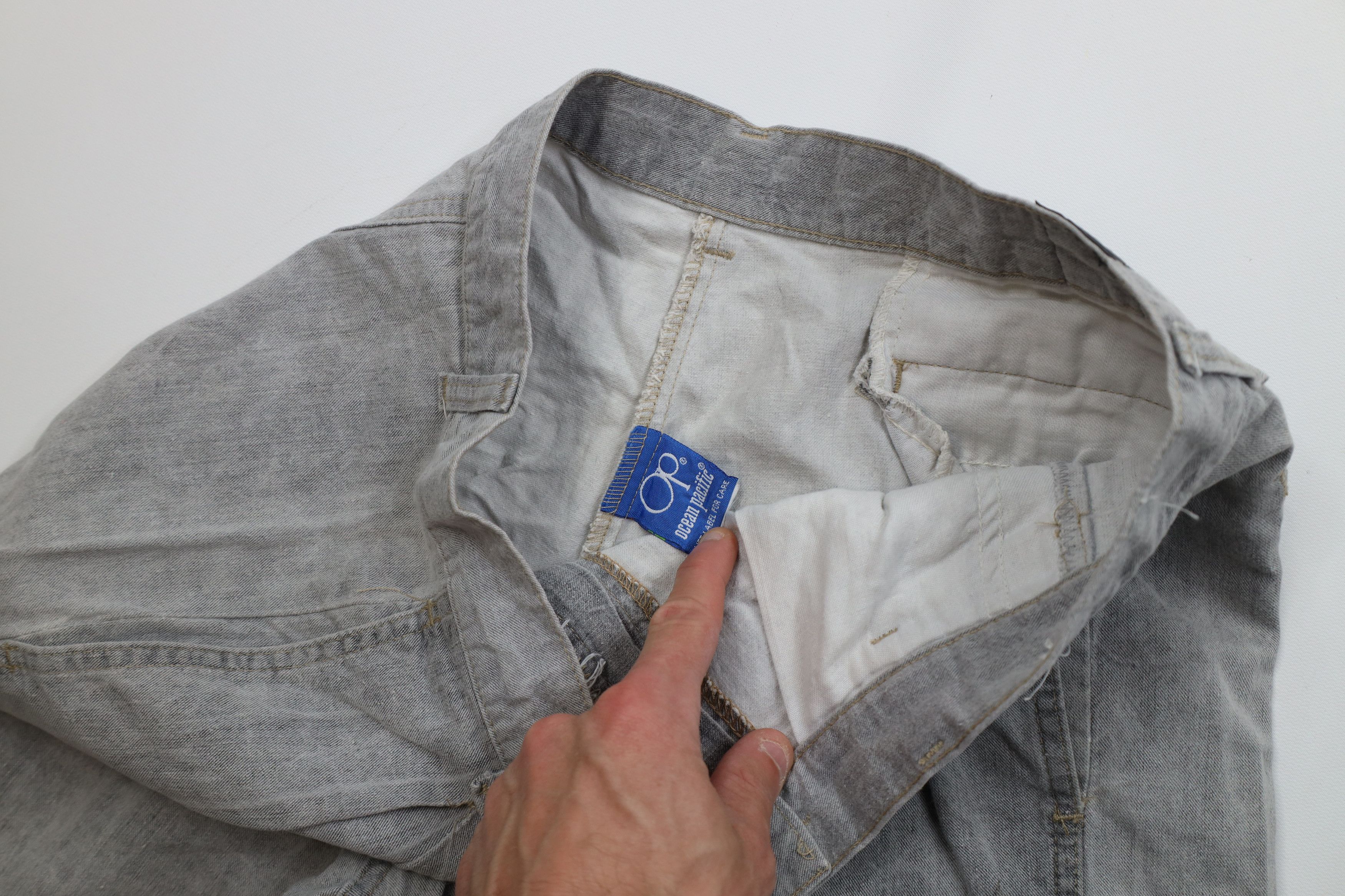 Ocean Pacific Vintage 70s 80s Ocean Pacific Wash Surf Cargo Shorts USA Size US 34 / EU 50 - 9 Thumbnail