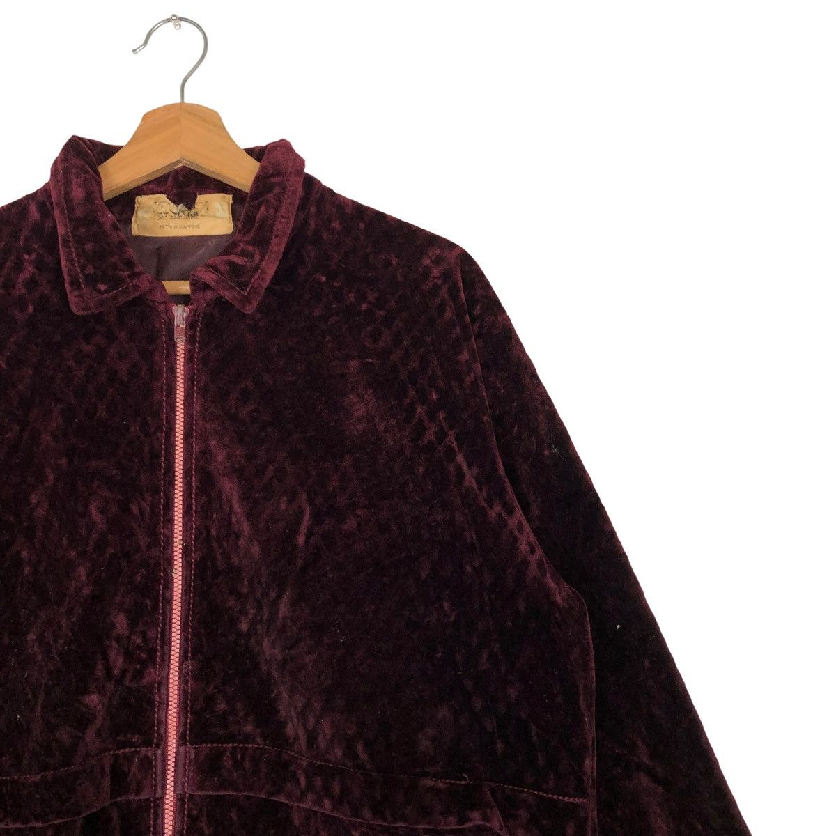 Japanese Brand 🔥90’s Vintage Velvet Bomber Jacket Granstonere japan Size US M / EU 48-50 / 2 - 6 Thumbnail