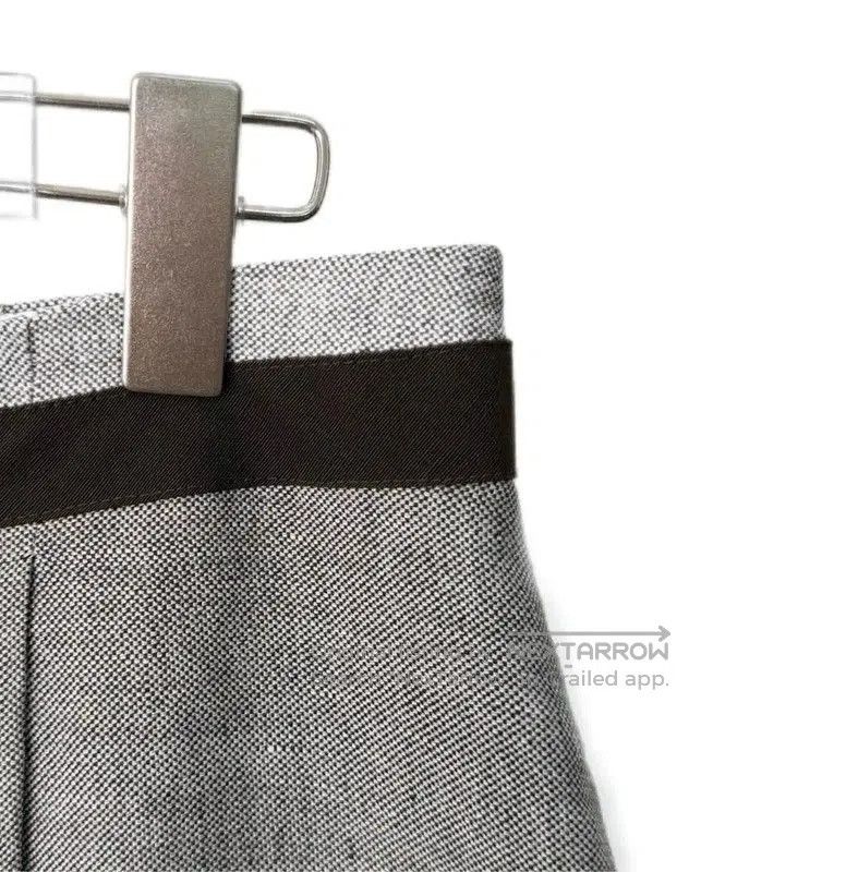 Max Mara MaxMara Gray Cotton-Blend Midi Skirt . Size 37" - 3 Thumbnail