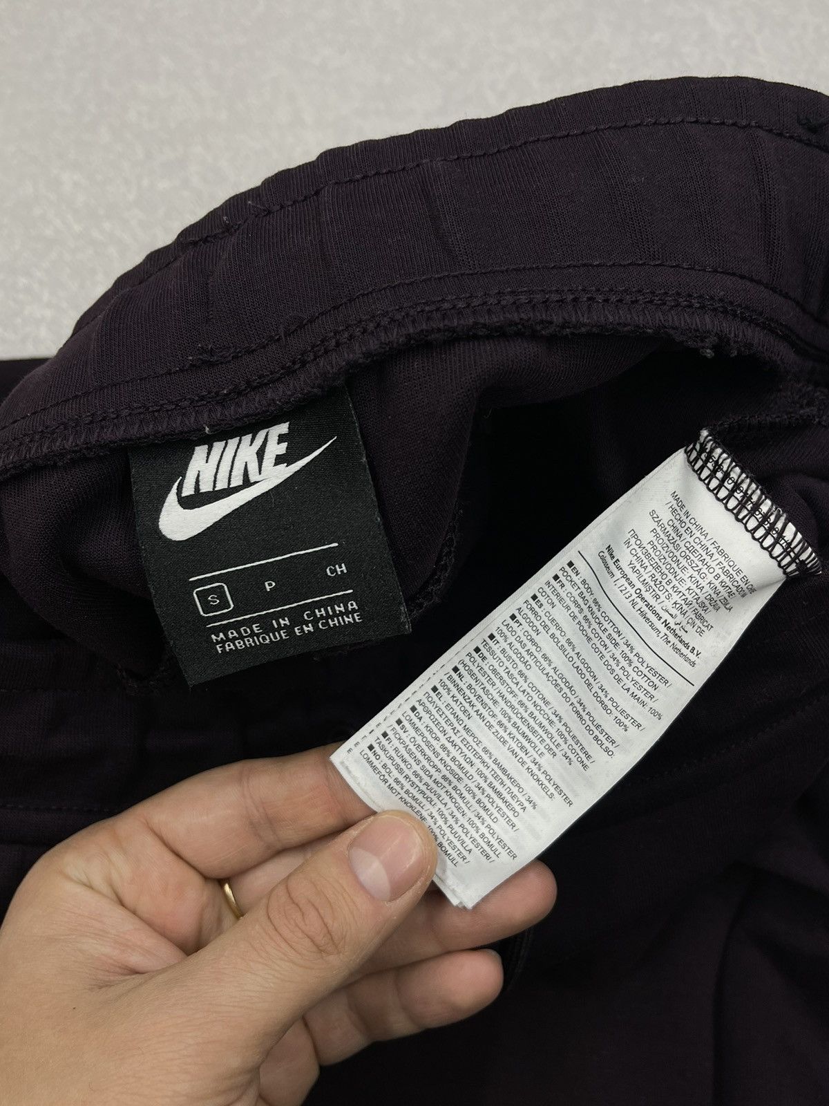 Nike × Nike ACG Mens Nike Tech Fleece Dark Purple Sweatpants Drill Y2K ACG Size US 30 / EU 46 - 8 Thumbnail