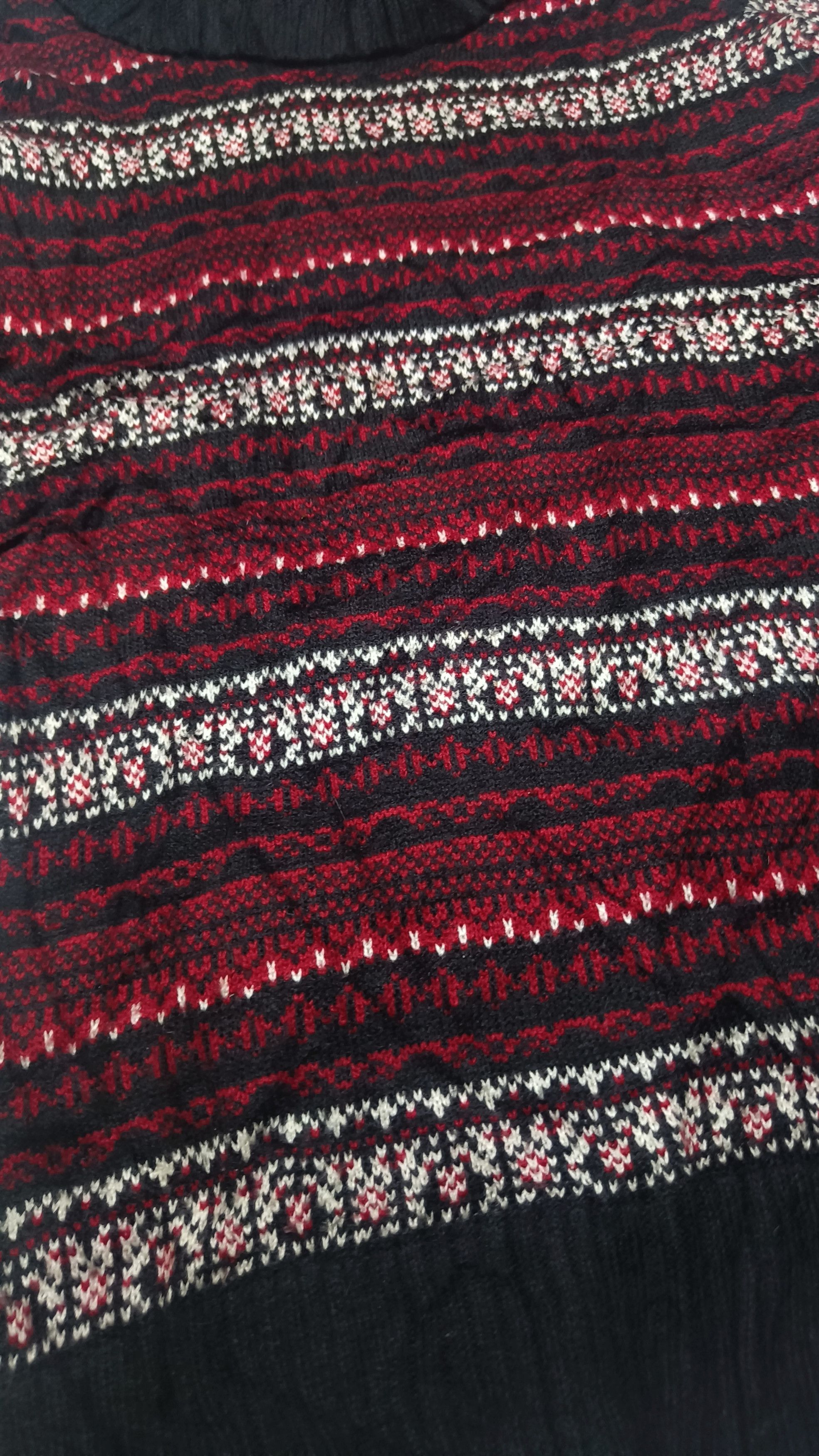 Other Vintage 90s STYLE & CO Women's Ethnic Long Knit Sweater Size S / US 4 / IT 40 - 6 Thumbnail