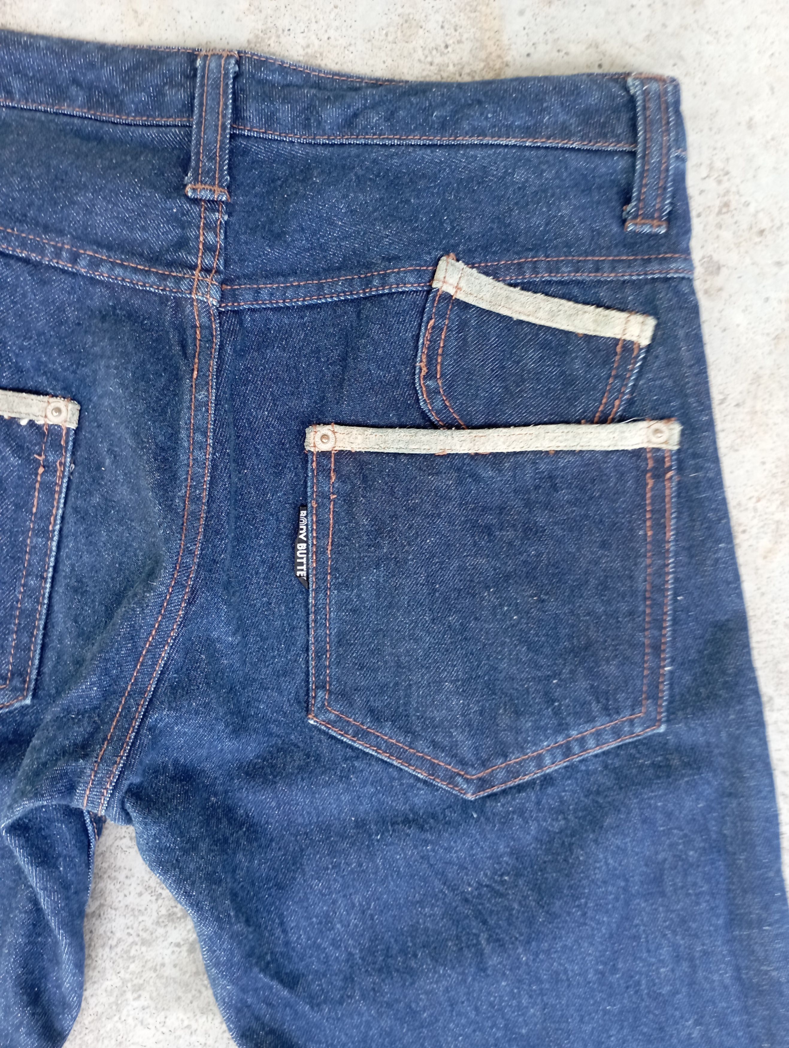Tornado Mart Japanese Body Butter Flare Jeans + Leather Bootcut Jeans Size US 31 - 11 Thumbnail