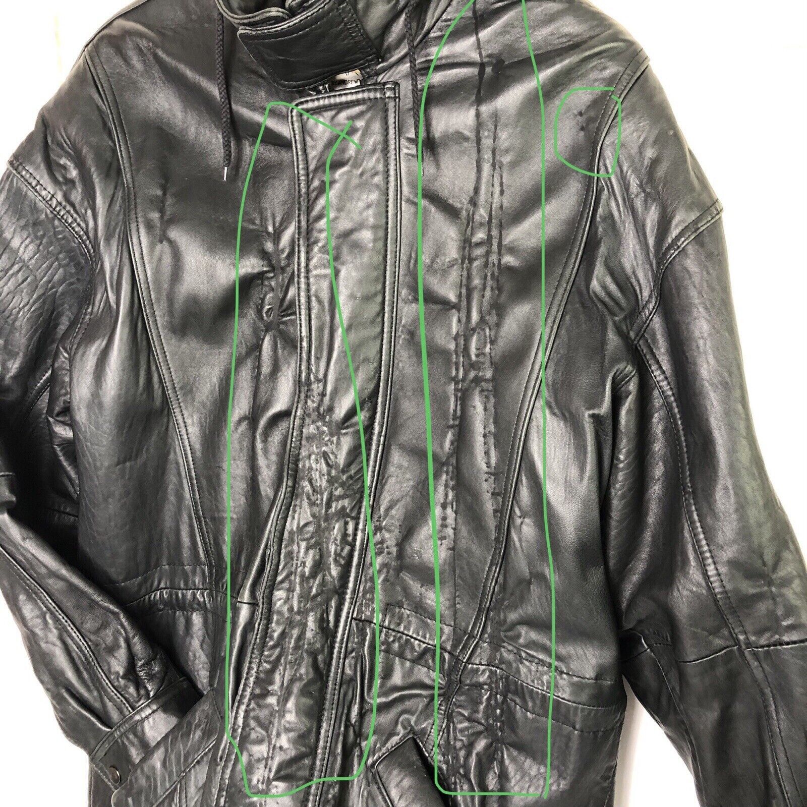 Andrew Marc Andrew Marc Black Soft Leather Jacket Sz L Elbow Patches Size US L / EU 52-54 / 3 - 4 Thumbnail