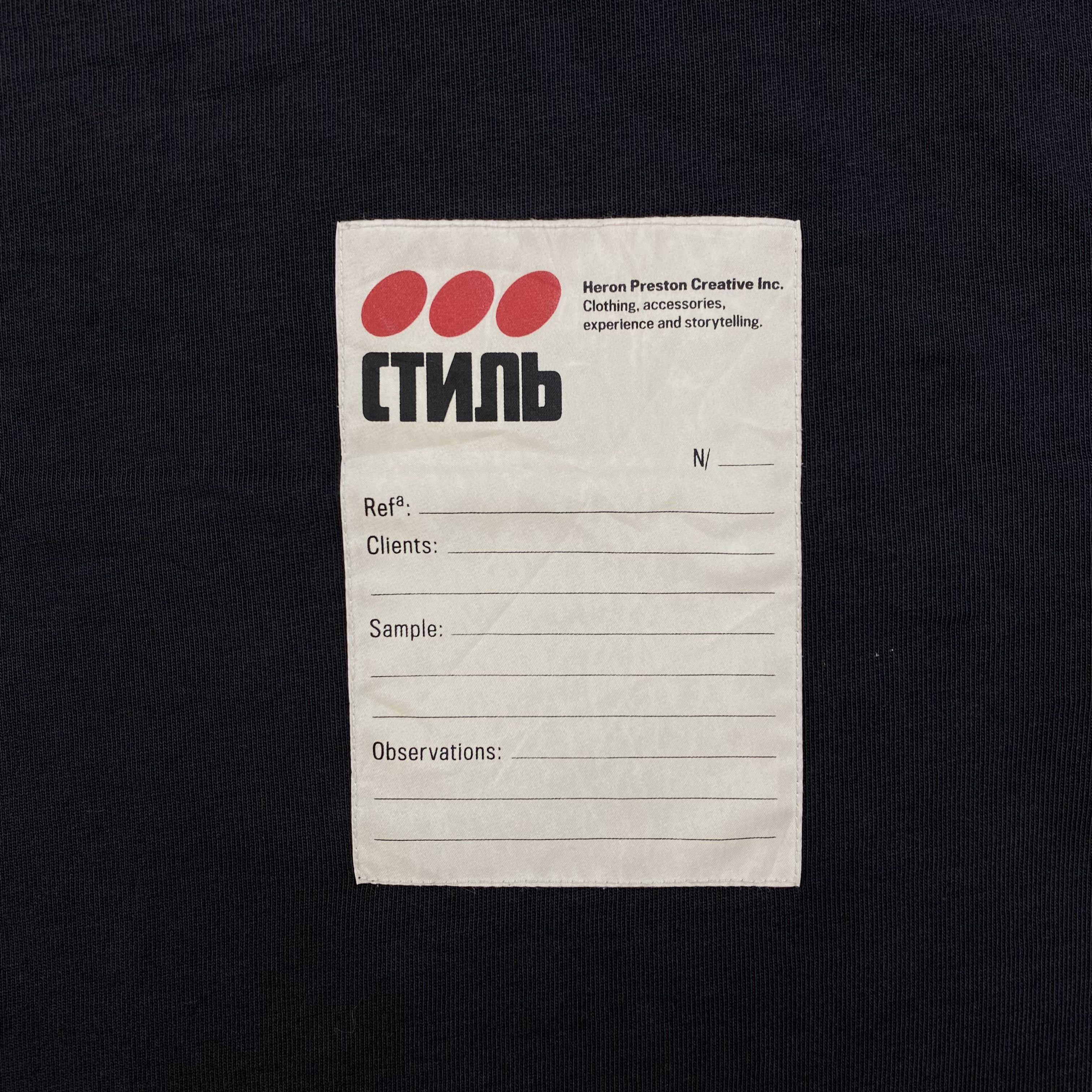 Heron Preston Heron preston long sleeve tshirt-N048 Size US M / EU 48-50 / 2 - 3 Thumbnail