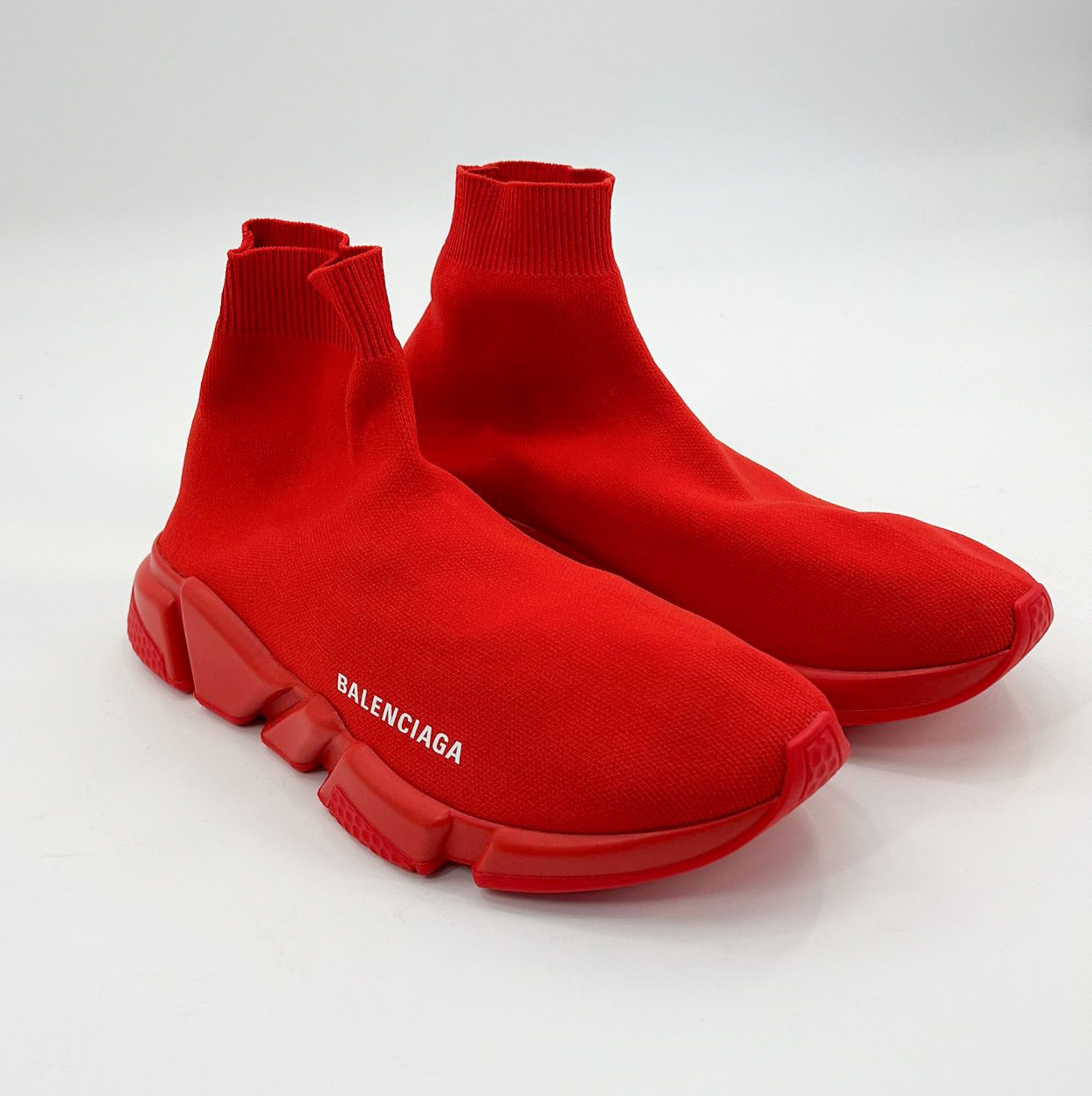 Balenciaga Balenciaga Speed Trainer 'Red' Size US 7 / EU 40 - 1 Thumbnail