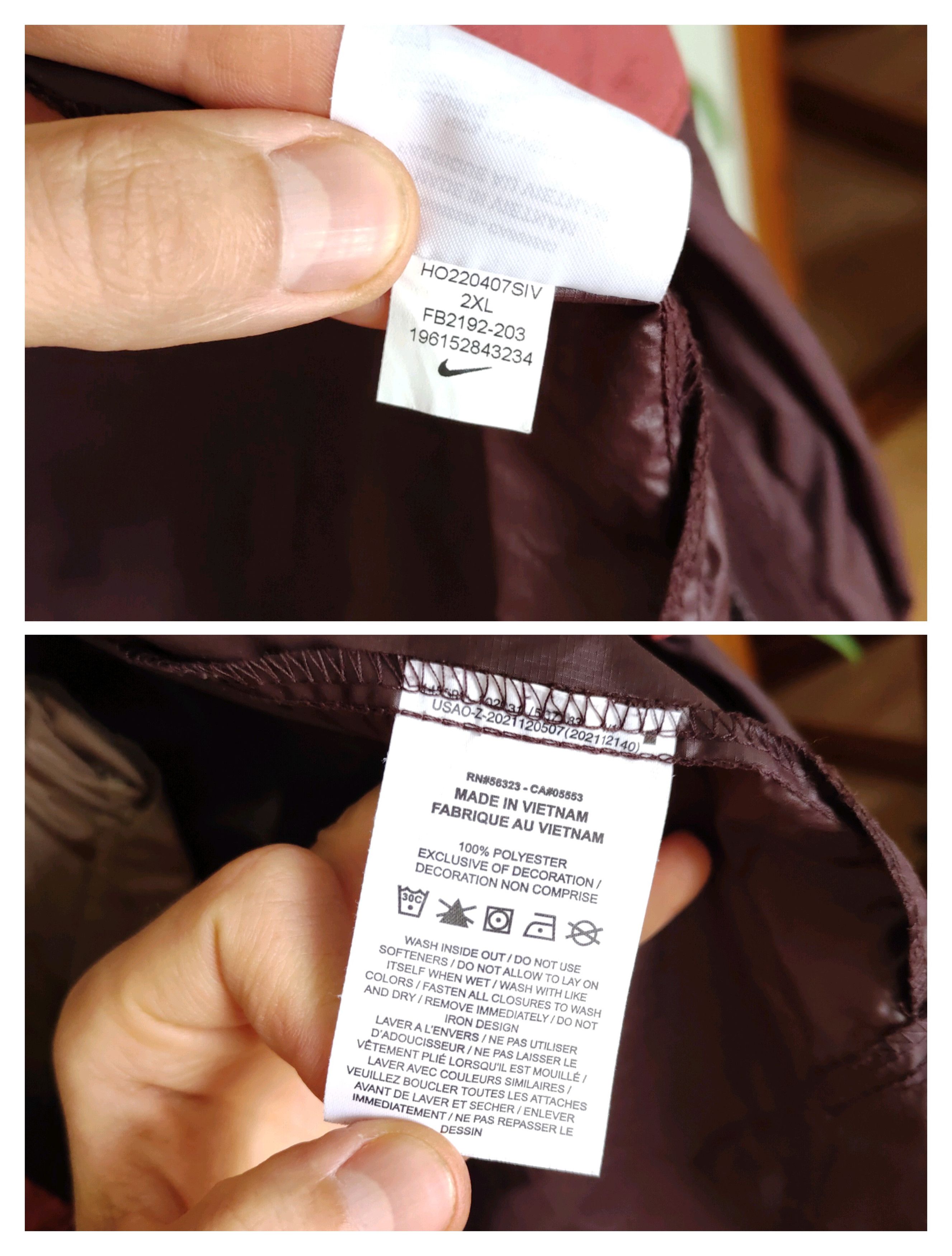 Nike Nike Windbreaker Light Jacket Nike Extended Windbreaker 2XL Size US XXL / EU 58 / 5 - 10 Thumbnail