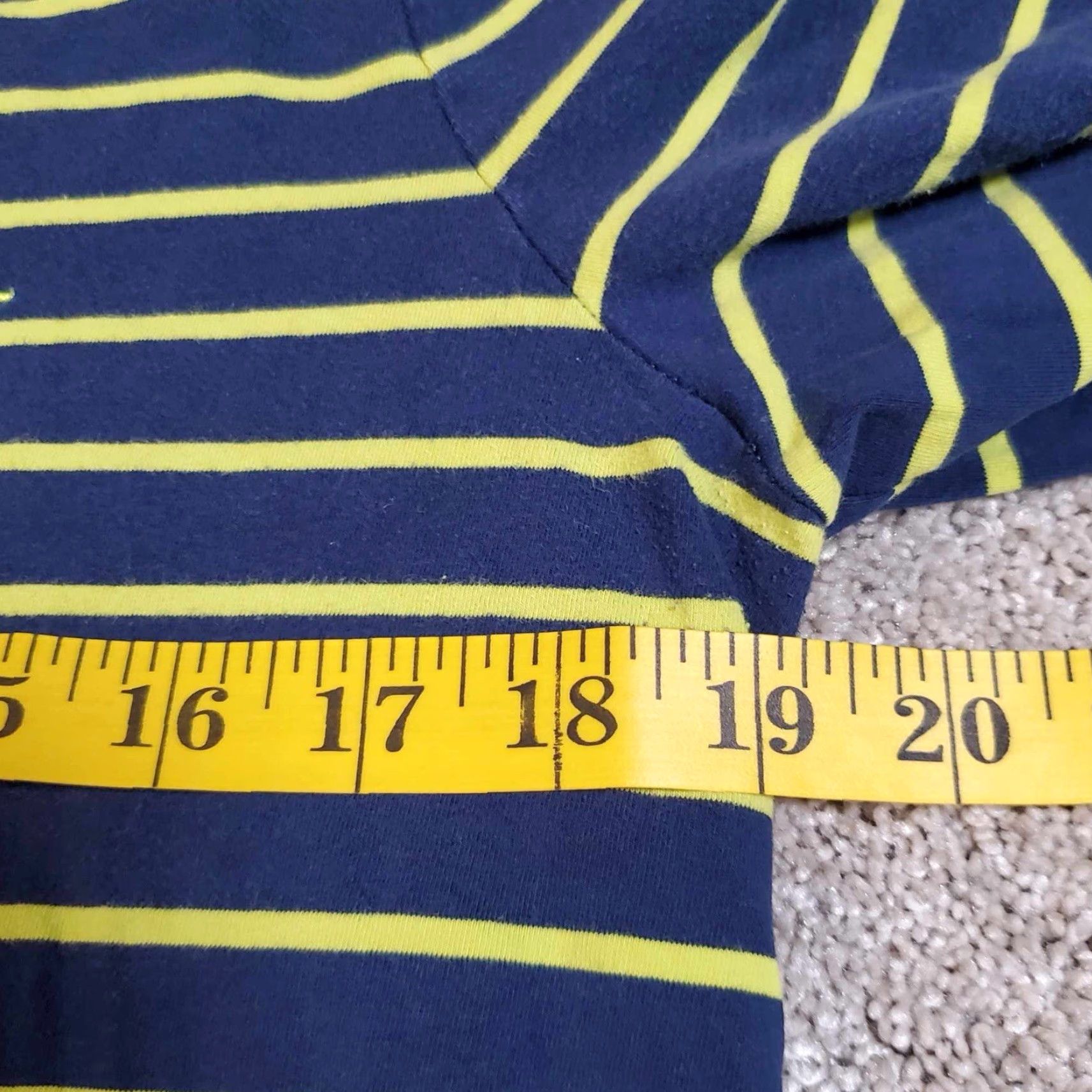 Ralph Lauren Lauren Ralph Lauren Active Long Sleeve Top Womens XL Striped Blue Yellow Size XL / US 12-14 / IT 48-50 - 5 Thumbnail