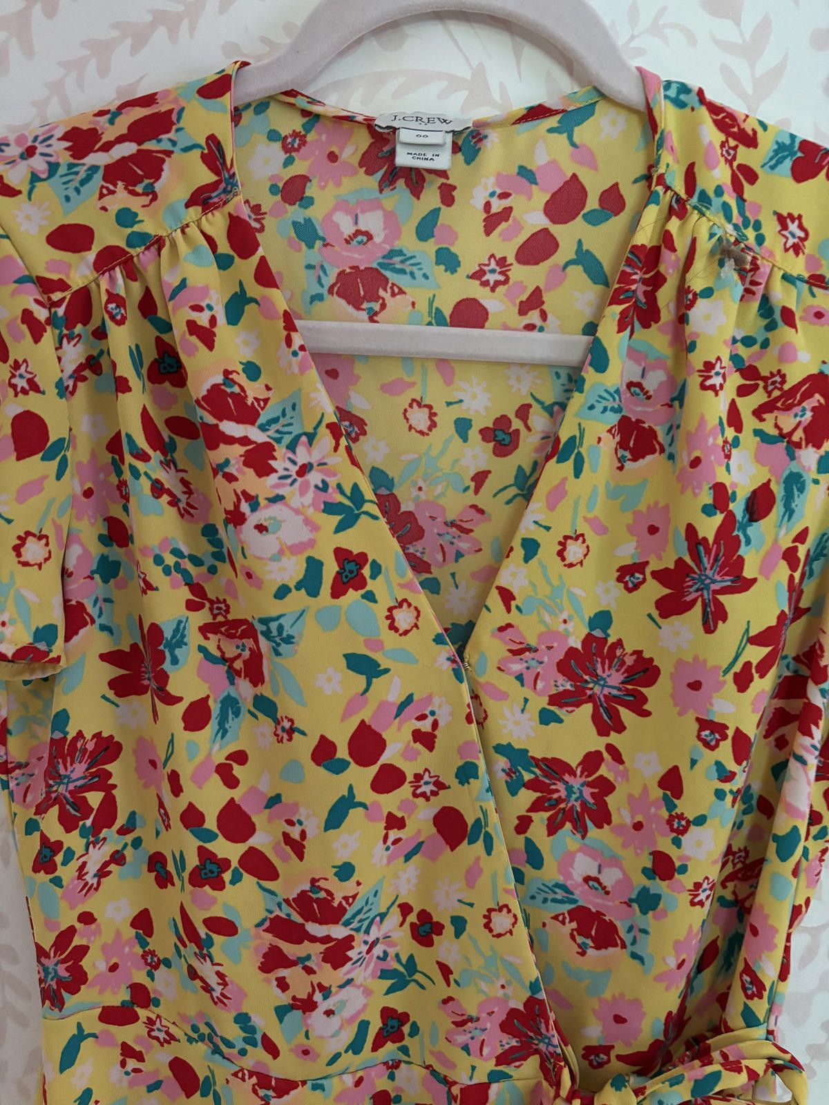 J.Crew NWOT J.Crew Floral Wrap Dress - Size 00 Size XXS / US 00 / IT 34 - 2 Thumbnail