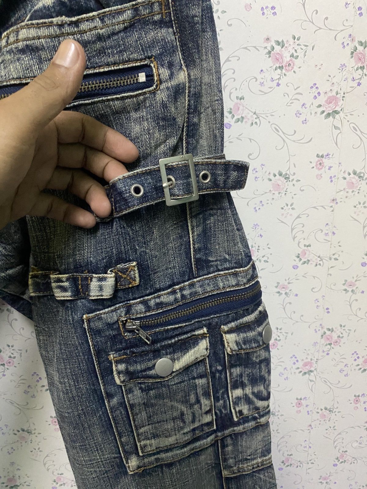 Le Grande Bleu (L.G.B.) × Vintage × semanticdesign Semantics design many pockets very rare Size US 32 / EU 48 - 8 Thumbnail