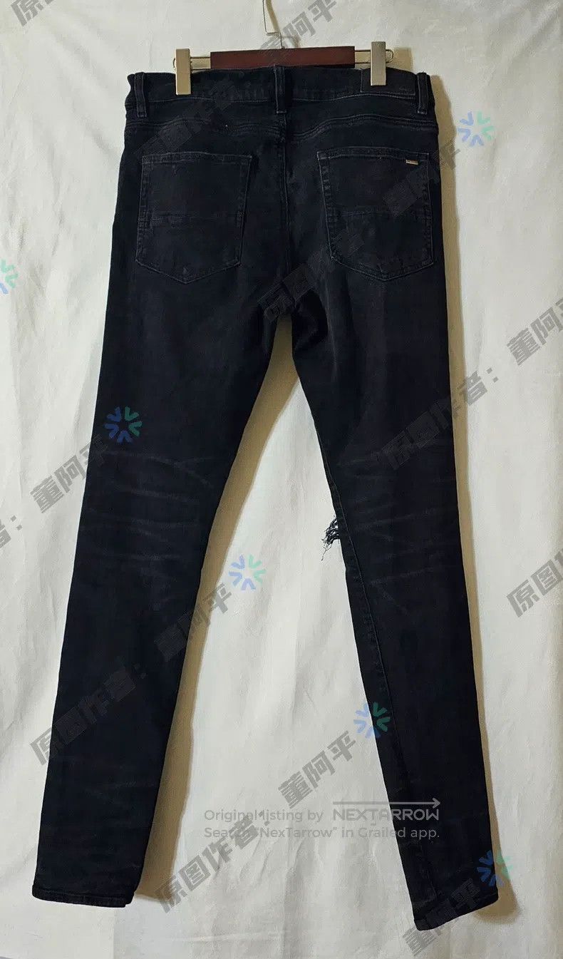 Amiri Amiri Ripped Denim Jeans Size US 34 / EU 50 - 4 Thumbnail