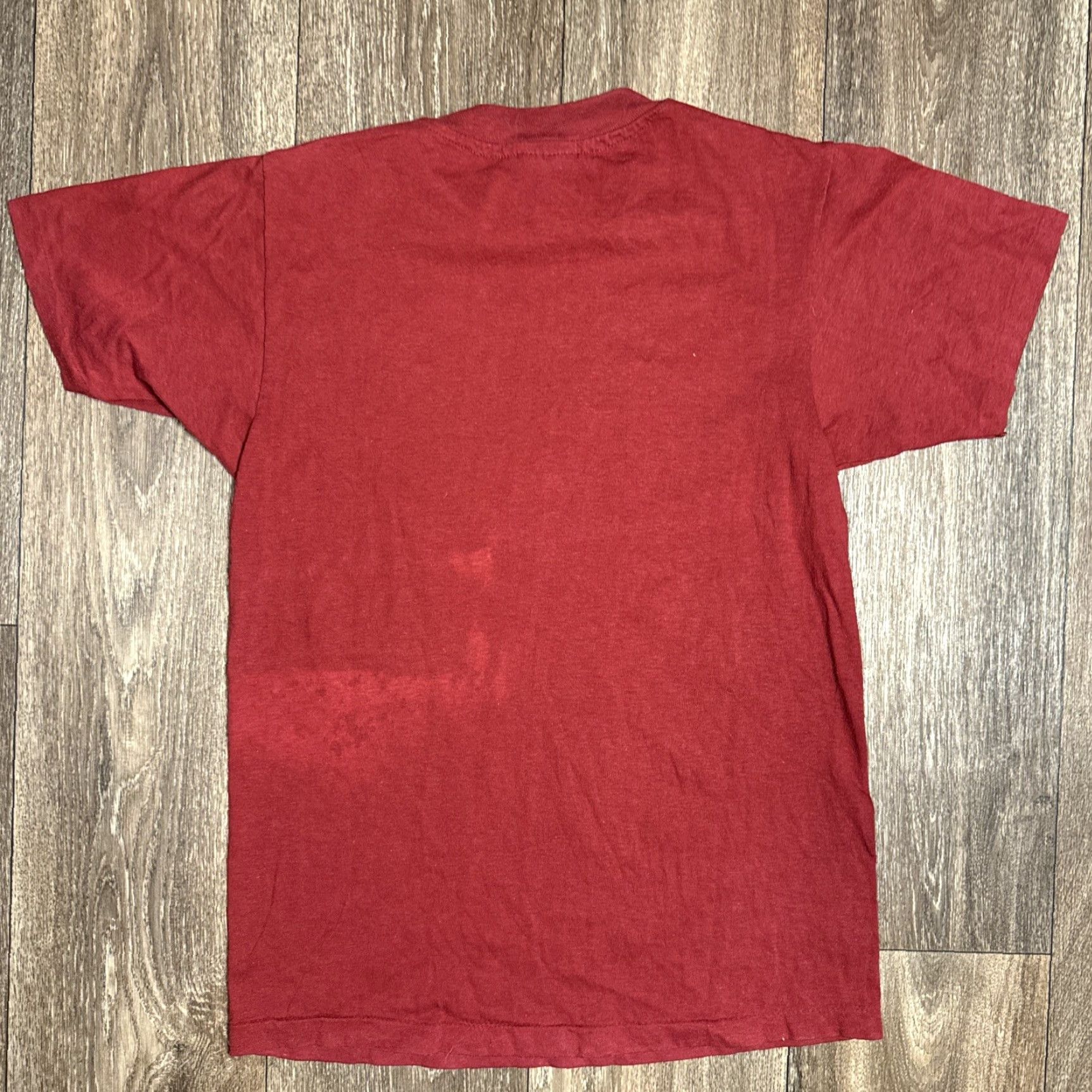 Hanes VINTAGE Horace Mann High School Bronx New York City Red Hanes T-Shirt Small S Unisex Adults Shirt 1987 City Mens Womens Size US S / EU 44-46 / 1 - 7 Thumbnail