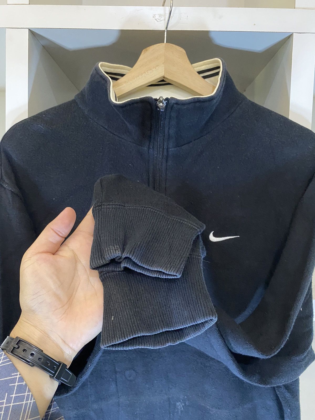 Nike Nike Black Hoodie Size US L / EU 52-54 / 3 - 6 Thumbnail
