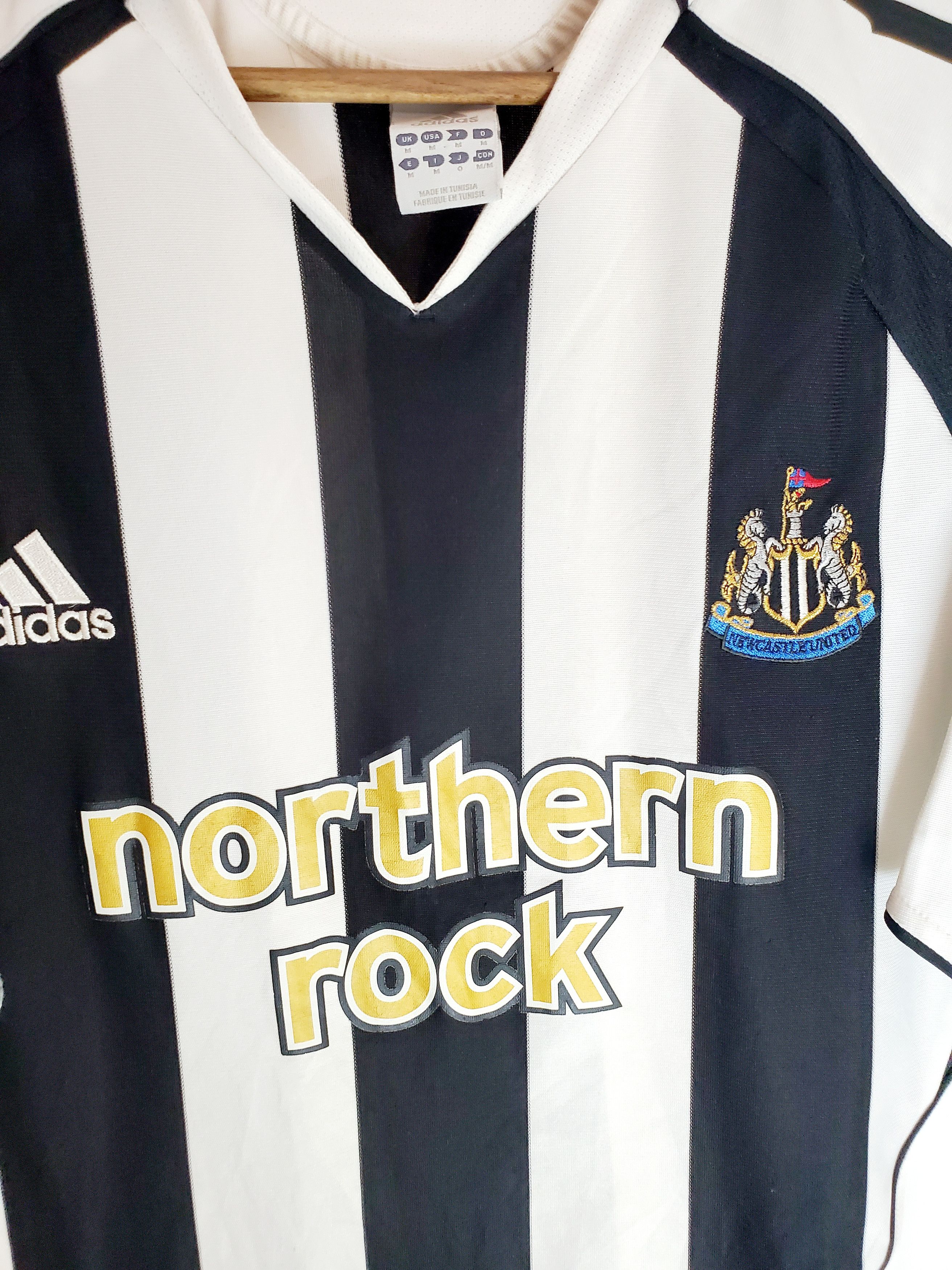 Adidas NEWCASTLE UNITED 2005-2006 HOME FOOTBALL JERSEY SHEARER #9 M Size US M / EU 48-50 / 2 - 3 Thumbnail