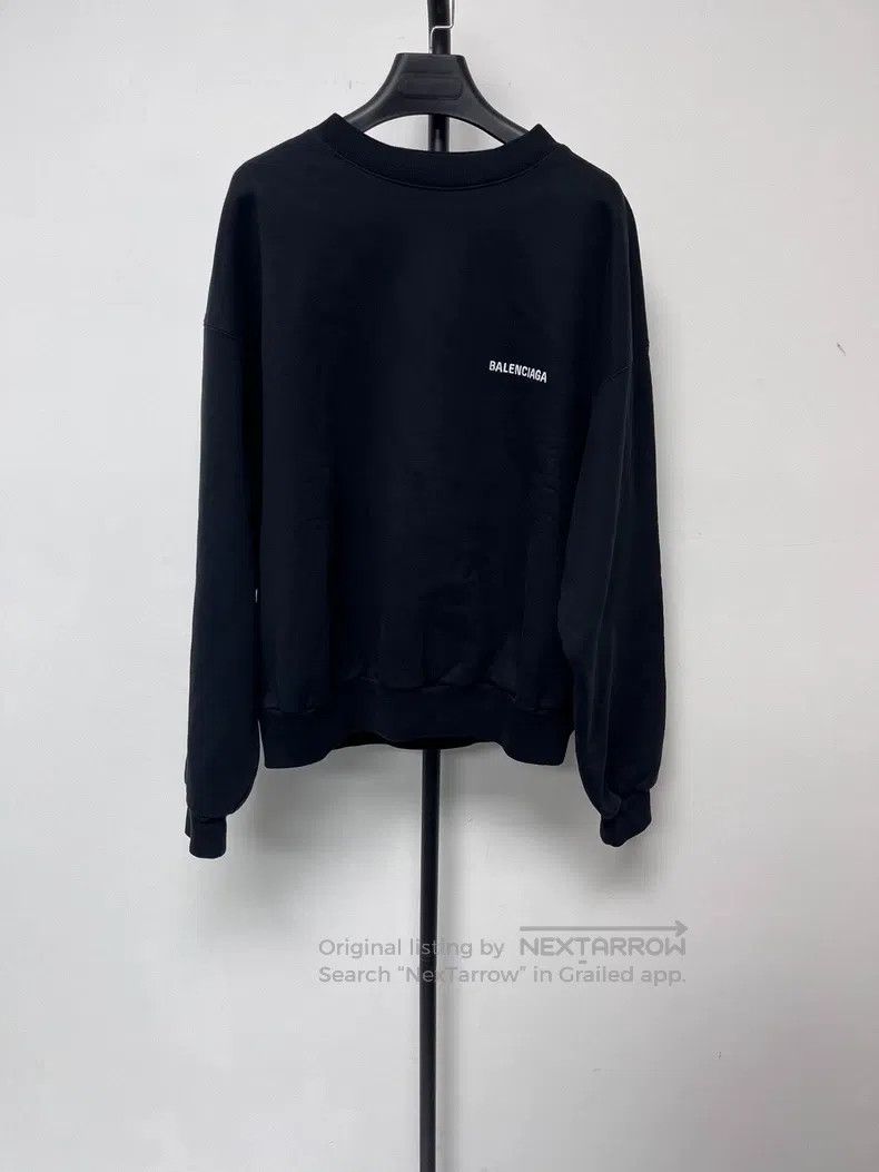 Balenciaga Balenciaga Back Big Logo Printed Hoodie Size US XS / EU 42 / 0 - 2 Thumbnail