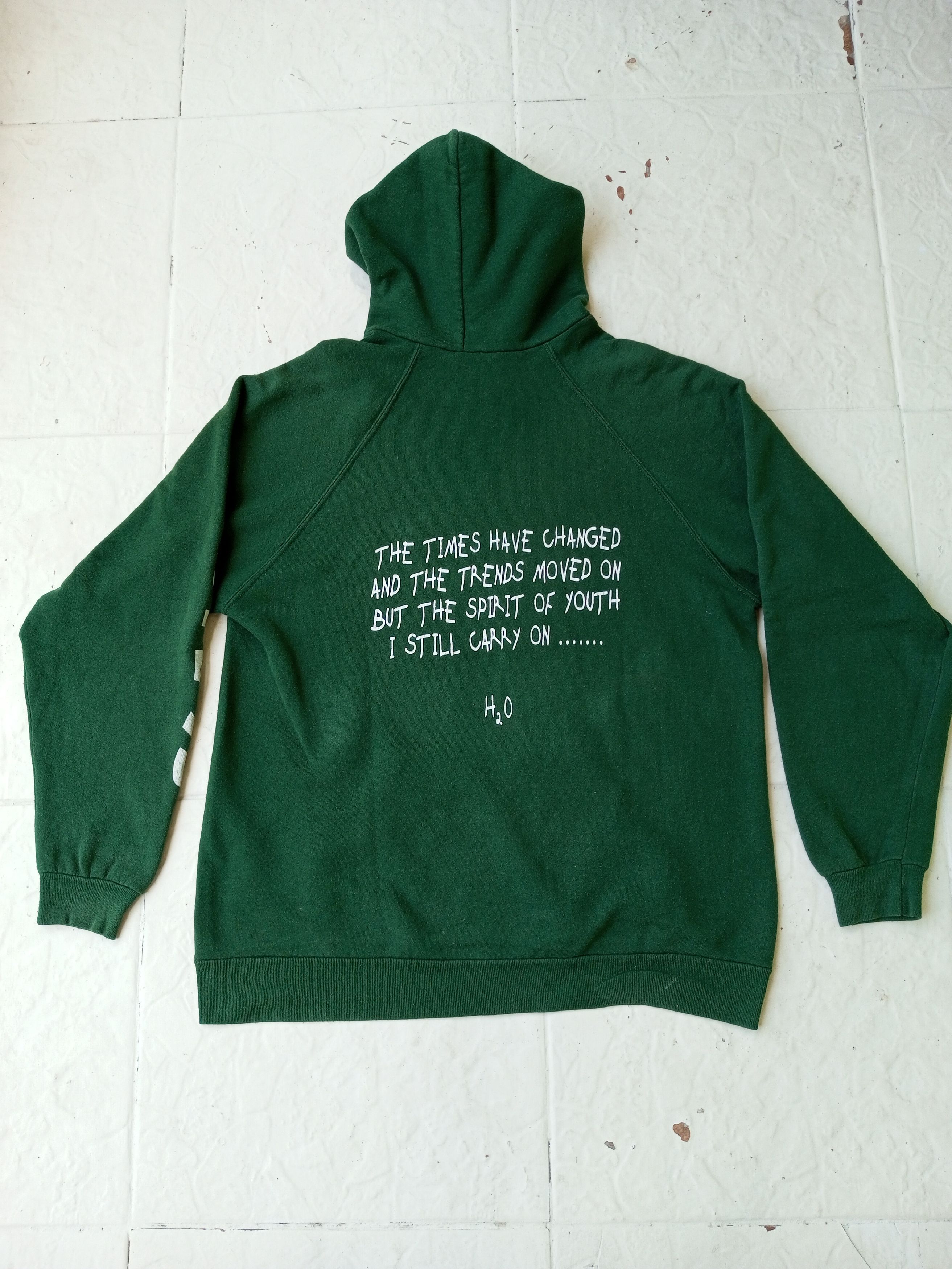 Band Tees × Vintage Vintage 90s H20 NYHC Hoodie good condition Size US XL / EU 56 / 4 - 2 Thumbnail