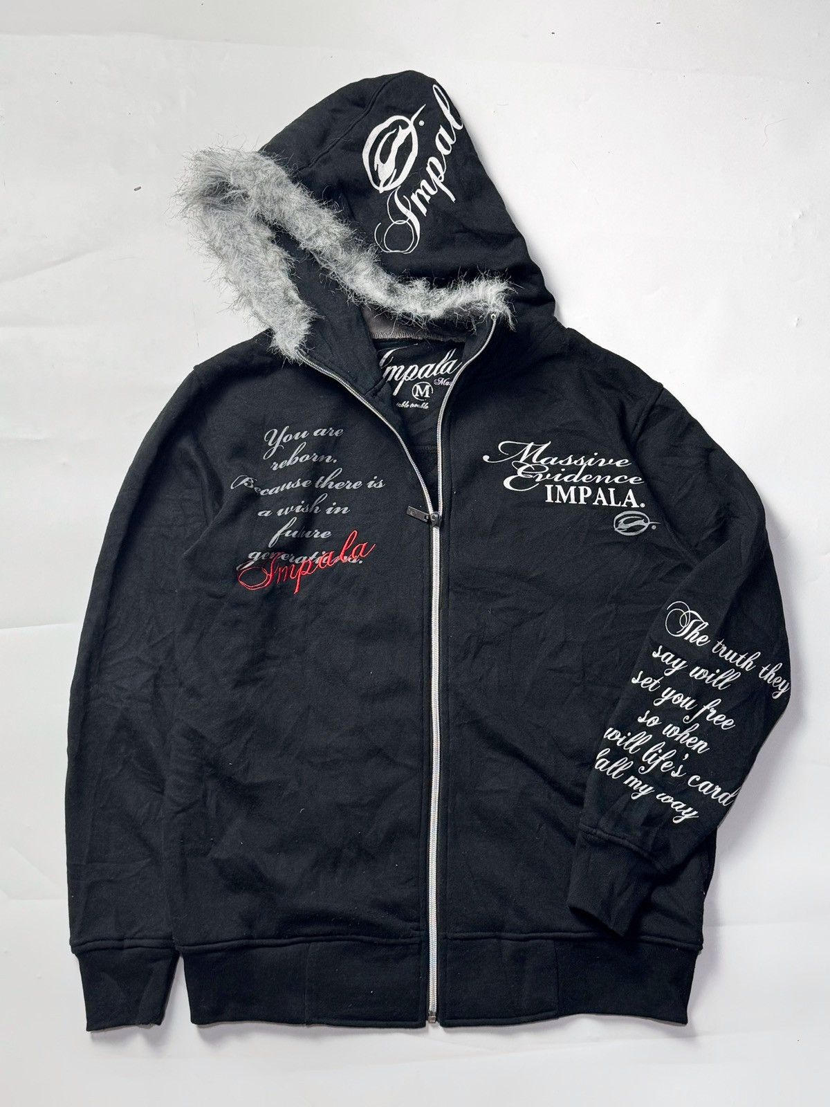 Impala Fur Hoodie Poem Japanese Style Ifsix LGB