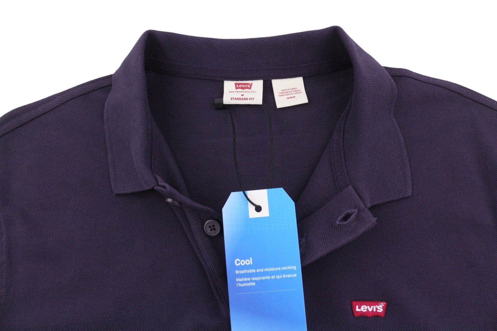 Levi's STANDARD FIT M Purple Cotton Patch Logo 87872 Size US M / EU 48-50 / 2 - 5 Thumbnail