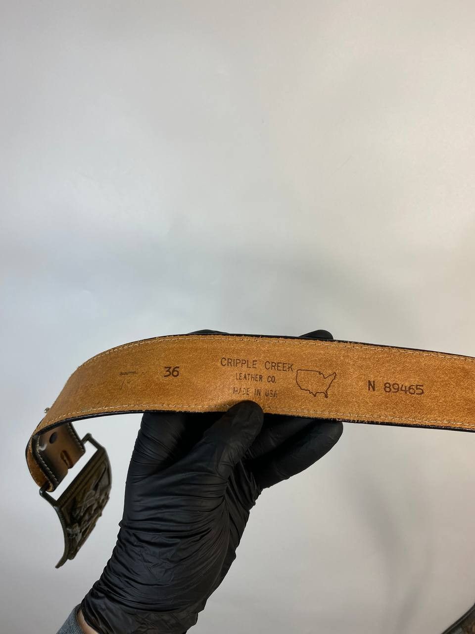 Cowboy Equipment × Leather × Vintage Vintage streetwear designer y2k cowboy lether belt Size ONE SIZE - 3 Thumbnail