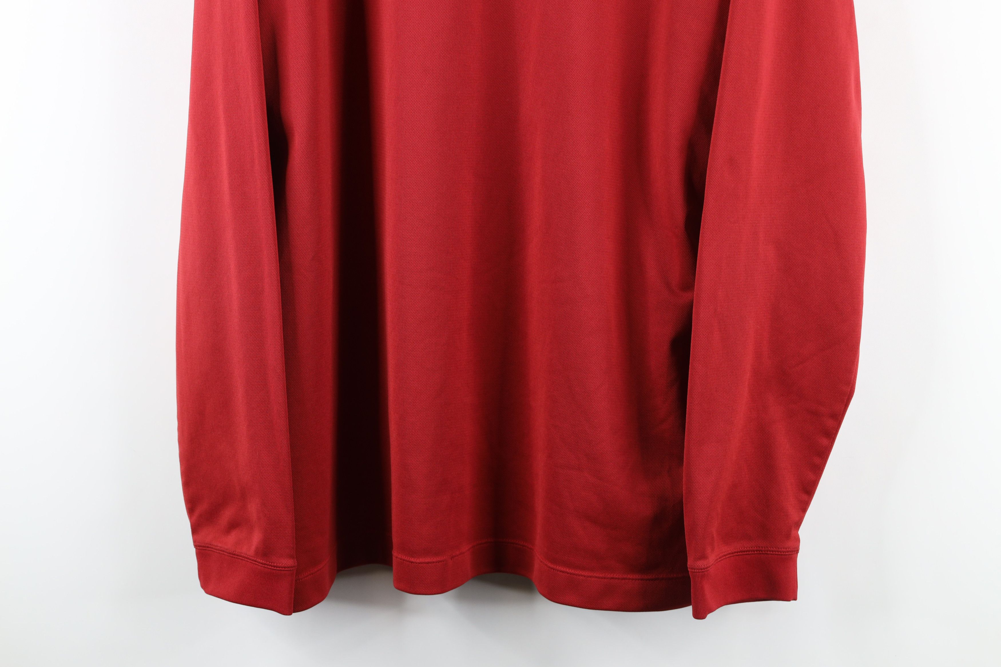 Nike × Vintage Vintage Nike Golf Mini Swoosh Mock Neck Long Sleeve T-Shirt Size US XL / EU 56 / 4 - 3 Thumbnail