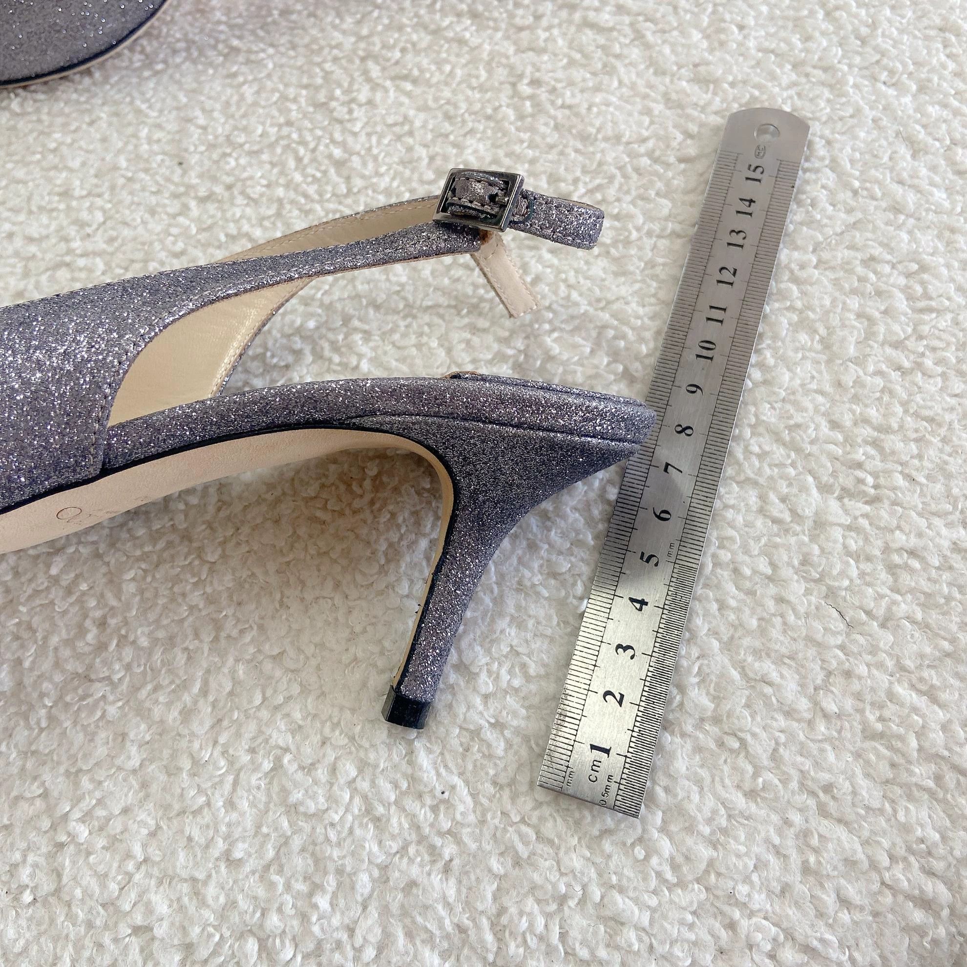 Jimmy Choo Jimmy Choo Sparkle Pointed Toe High Heels 39 Size US 8.5 / IT 38.5 - 9 Thumbnail