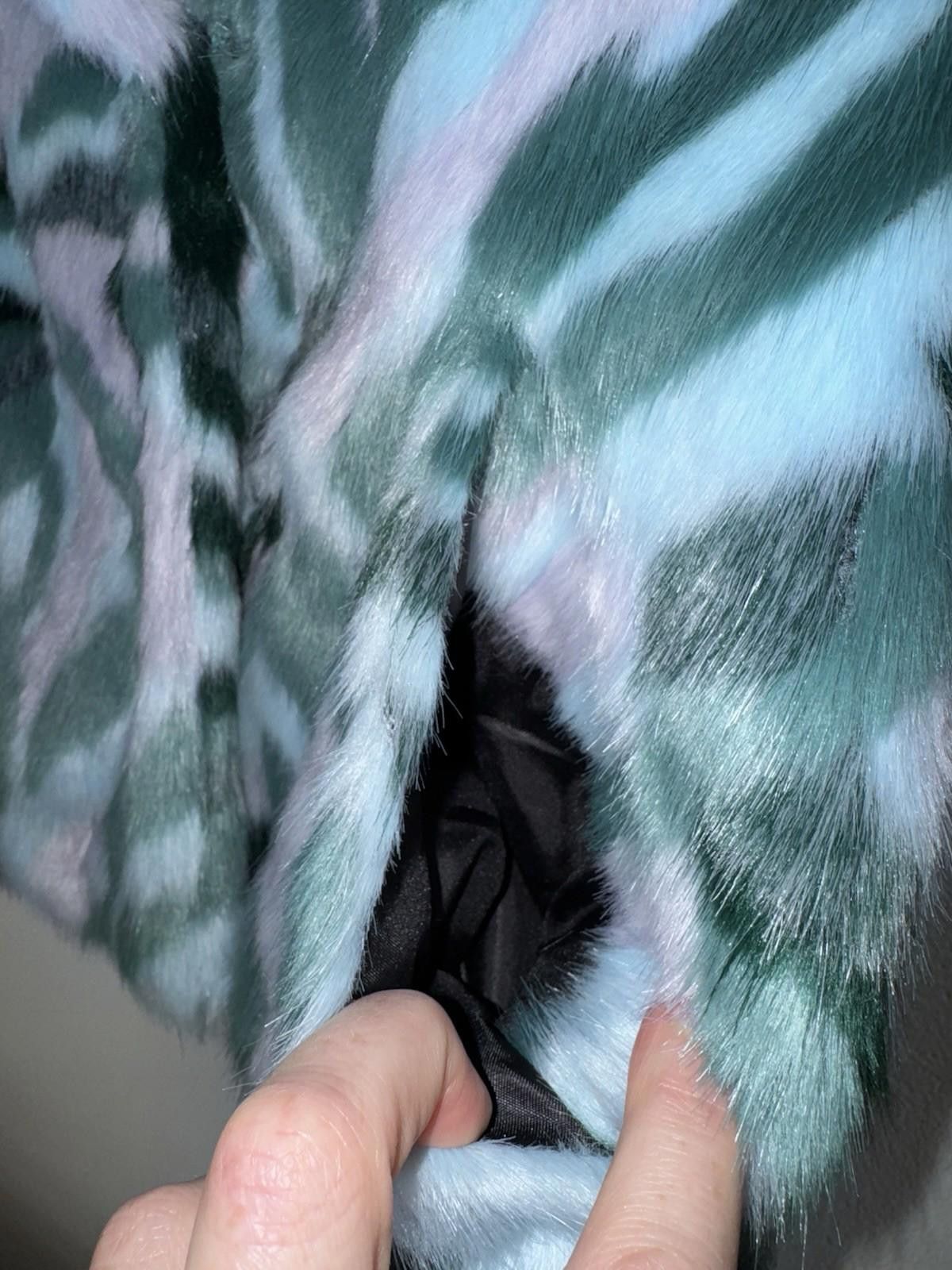 APPARIS DVF X APPARIS COLLAB SIZE XS FAUX-FUR LINED JACKET WOMENS Size XS / US 0-2 / IT 36-38 - 6 Thumbnail