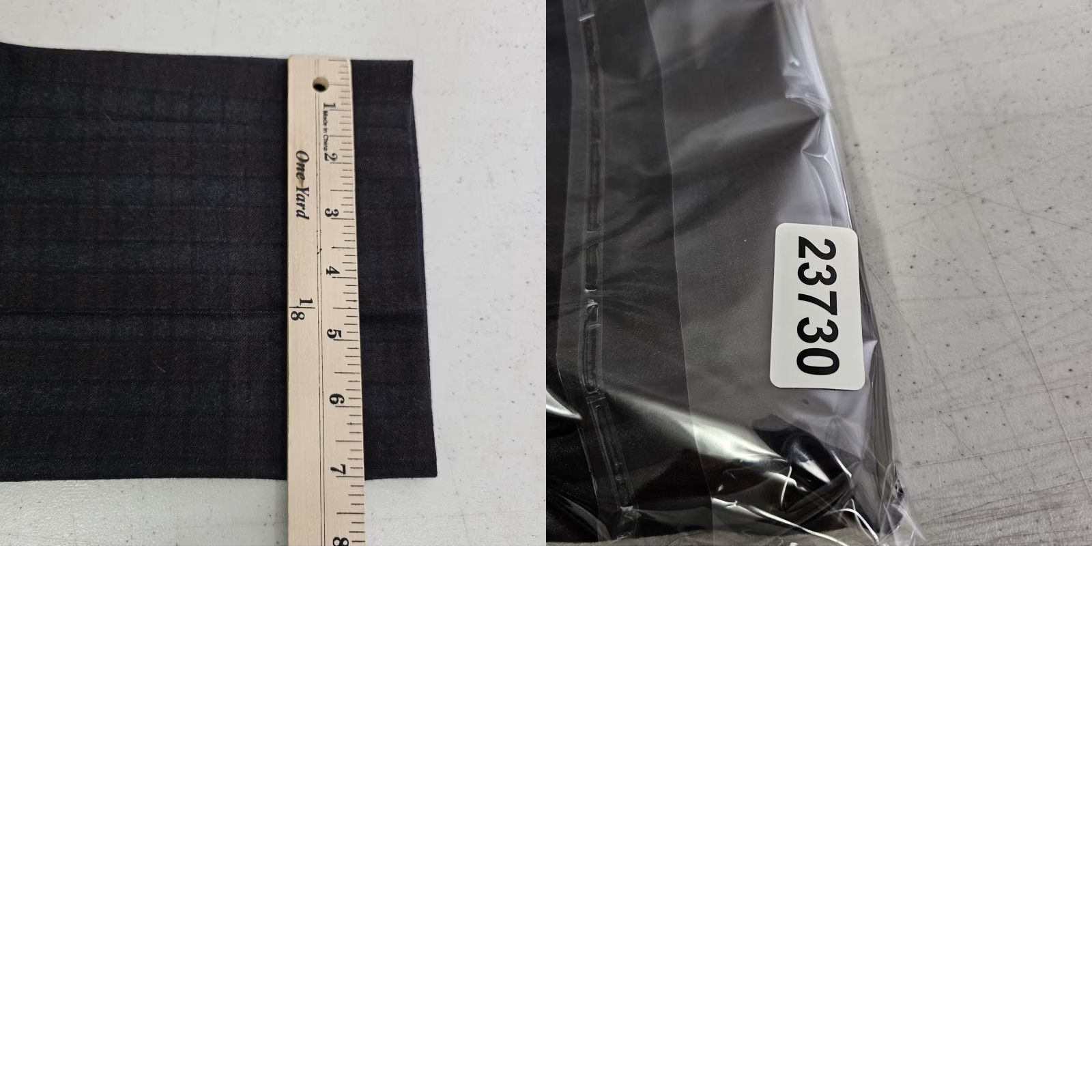 Incotex Incotex Mens Dress Pants 33x29 Gray Wool Plaid Flat Front Tapered Business Work Size US 33 - 9 Thumbnail