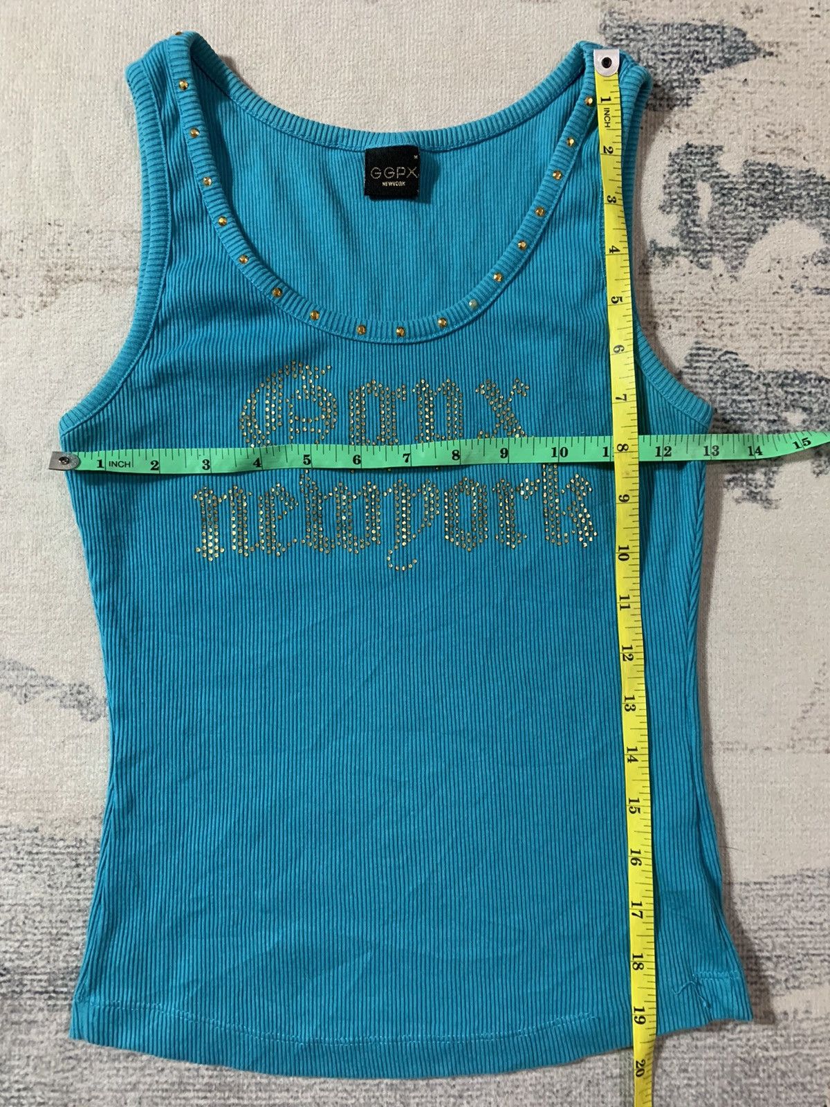 If Six Was Nine × KMRii × Le Grande Bleu (L.G.B.) Ggpx Japan Glitter Tanktop Shirt Punk Style Size US S / EU 44-46 / 1 - 5 Thumbnail