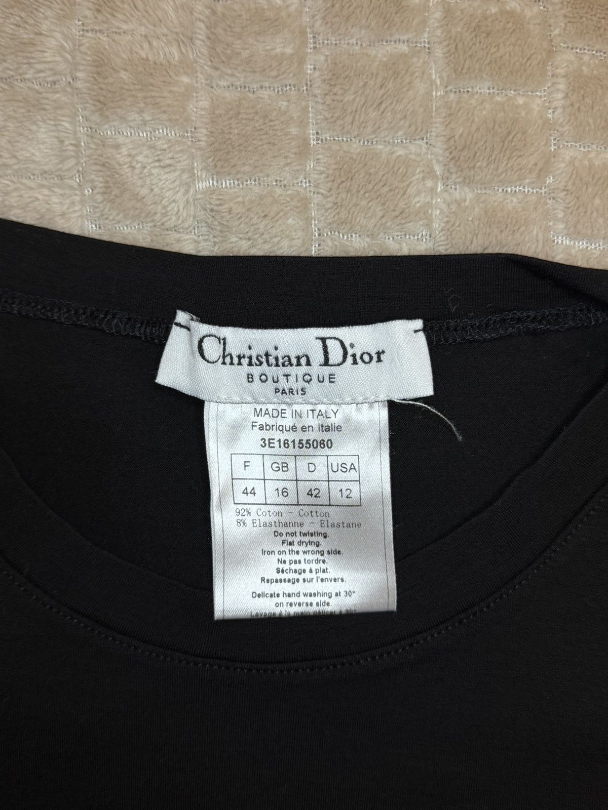 Christian Dior Monsieur Christian Dior by John Galliano black lace-up t-shirt Size S / US 4 / IT 40 - 5 Thumbnail