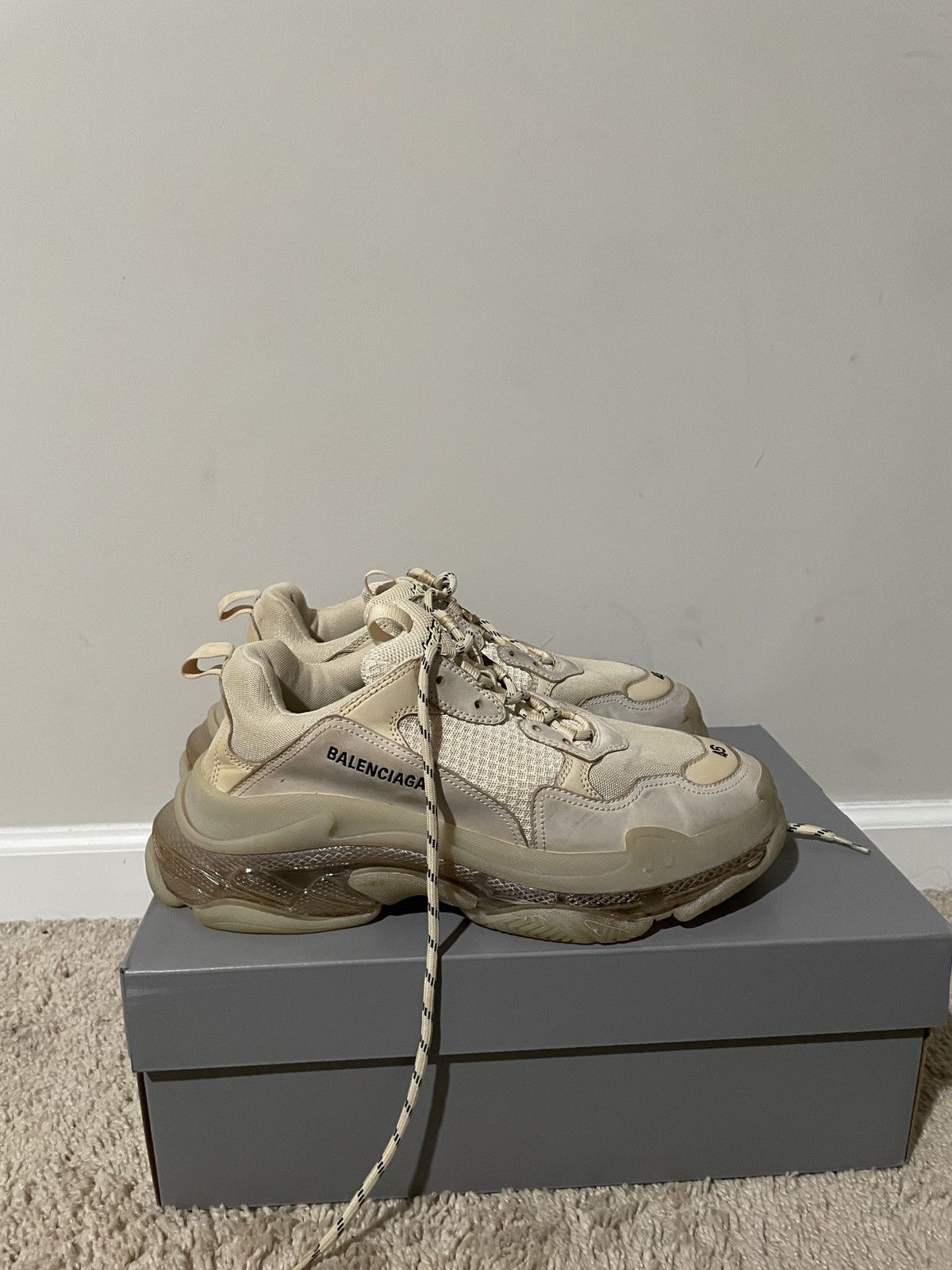 Balenciaga balenciaga triple s Size US 12 / EU 45 - 5 Thumbnail
