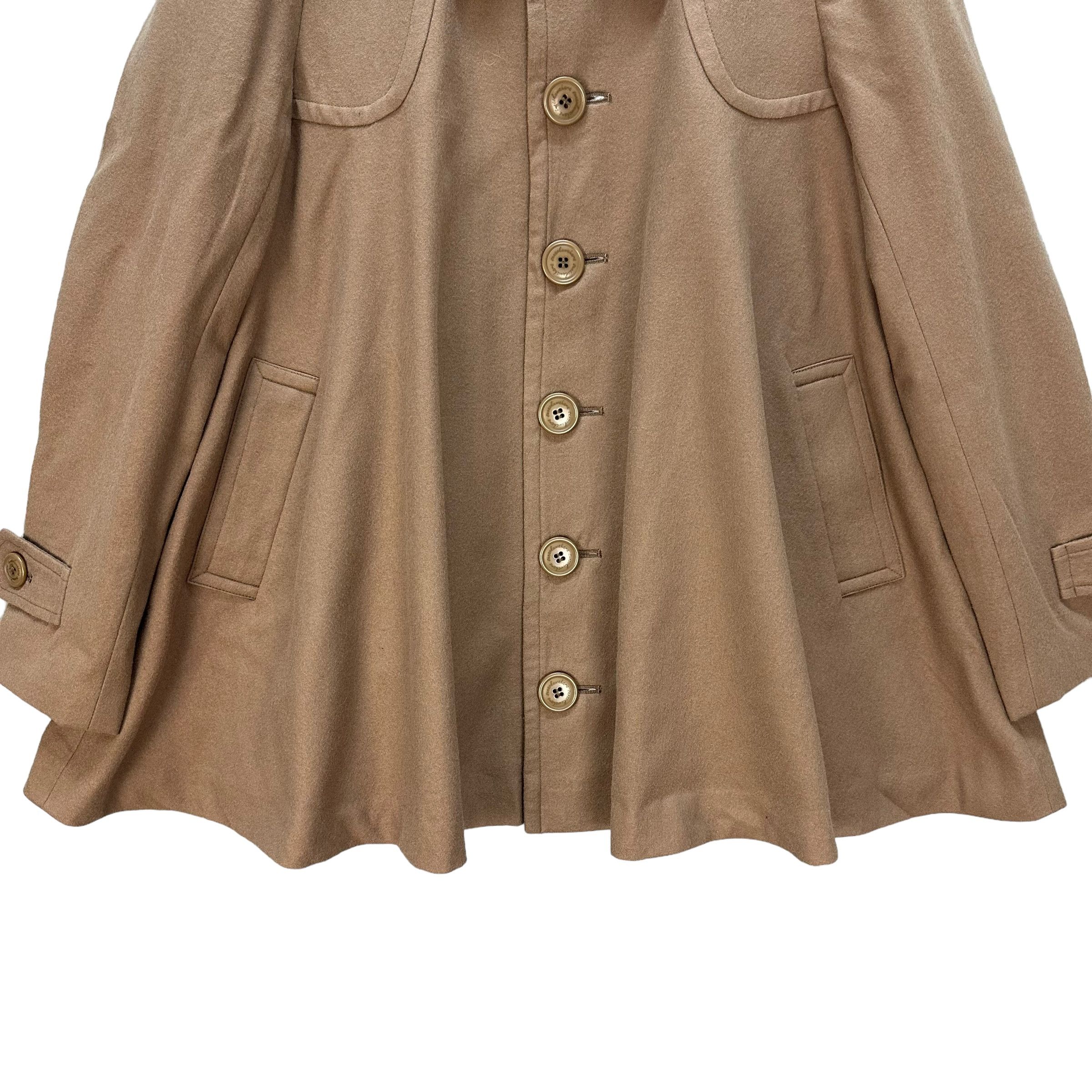 Sunao Kuwahara SUNAO KUWAHARA OVERSIZED WOOL COAT #9012-48 Size M / US 6-8 / IT 42-44 - 3 Thumbnail
