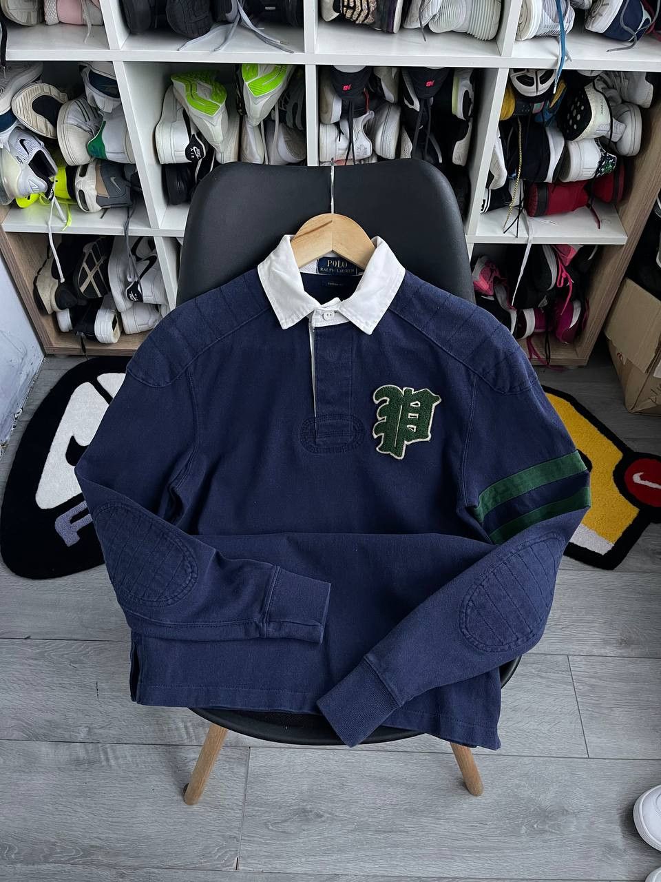 Polo Ralph Lauren × Vintage vintage polo ralph lauren long sleeve rugby big logo 90s Size US XS / EU 42 / 0 - 1 Thumbnail